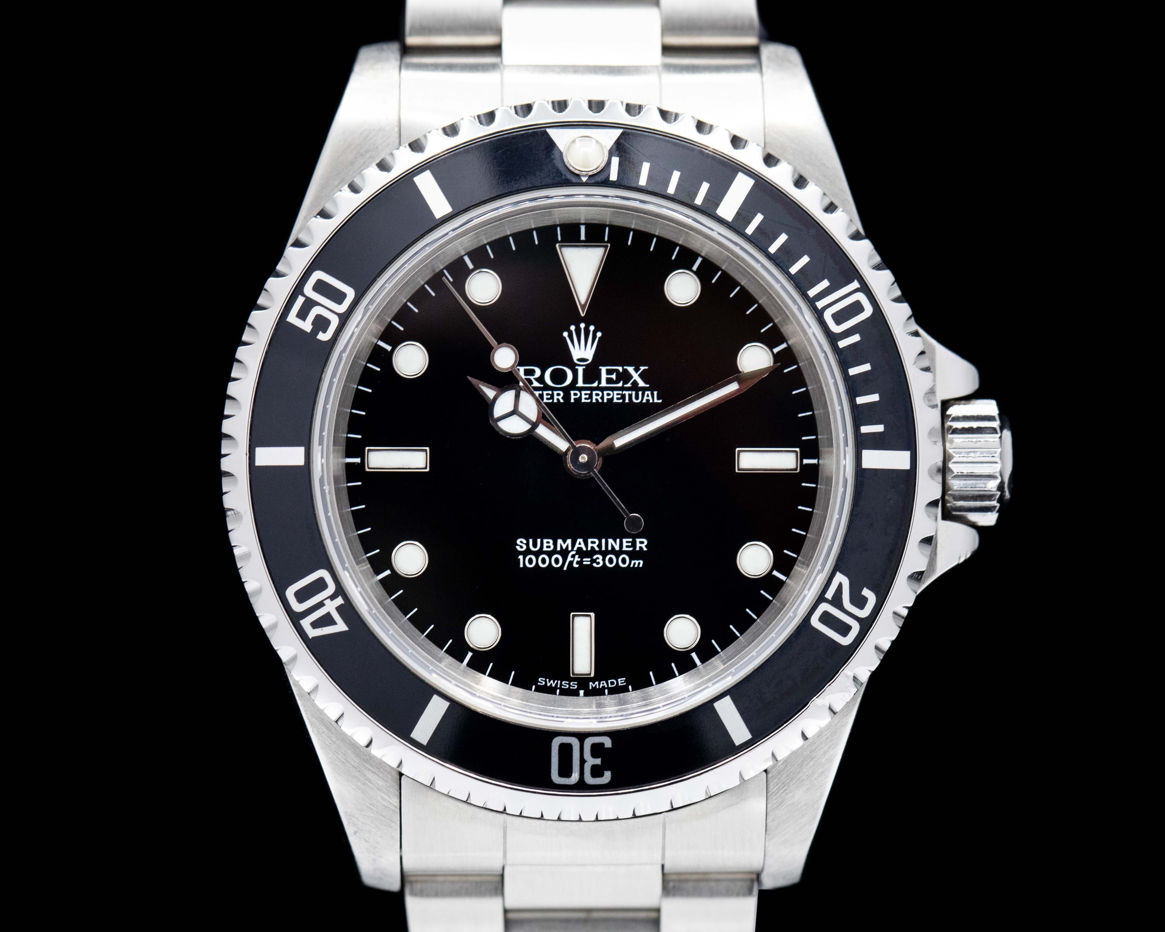 Rolex Submariner No Date SS 2 Line 