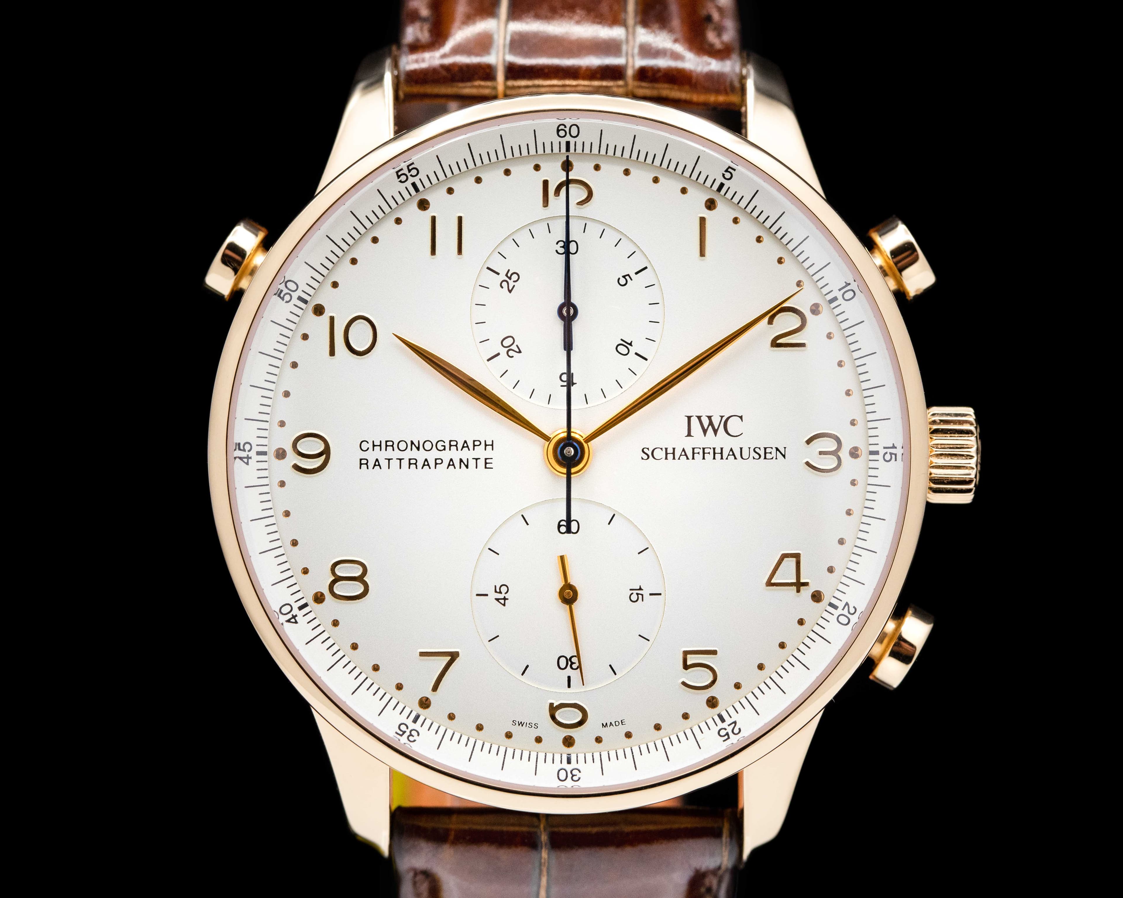 IWC Portuguese Chronograph Split Second 18K Rose Gold