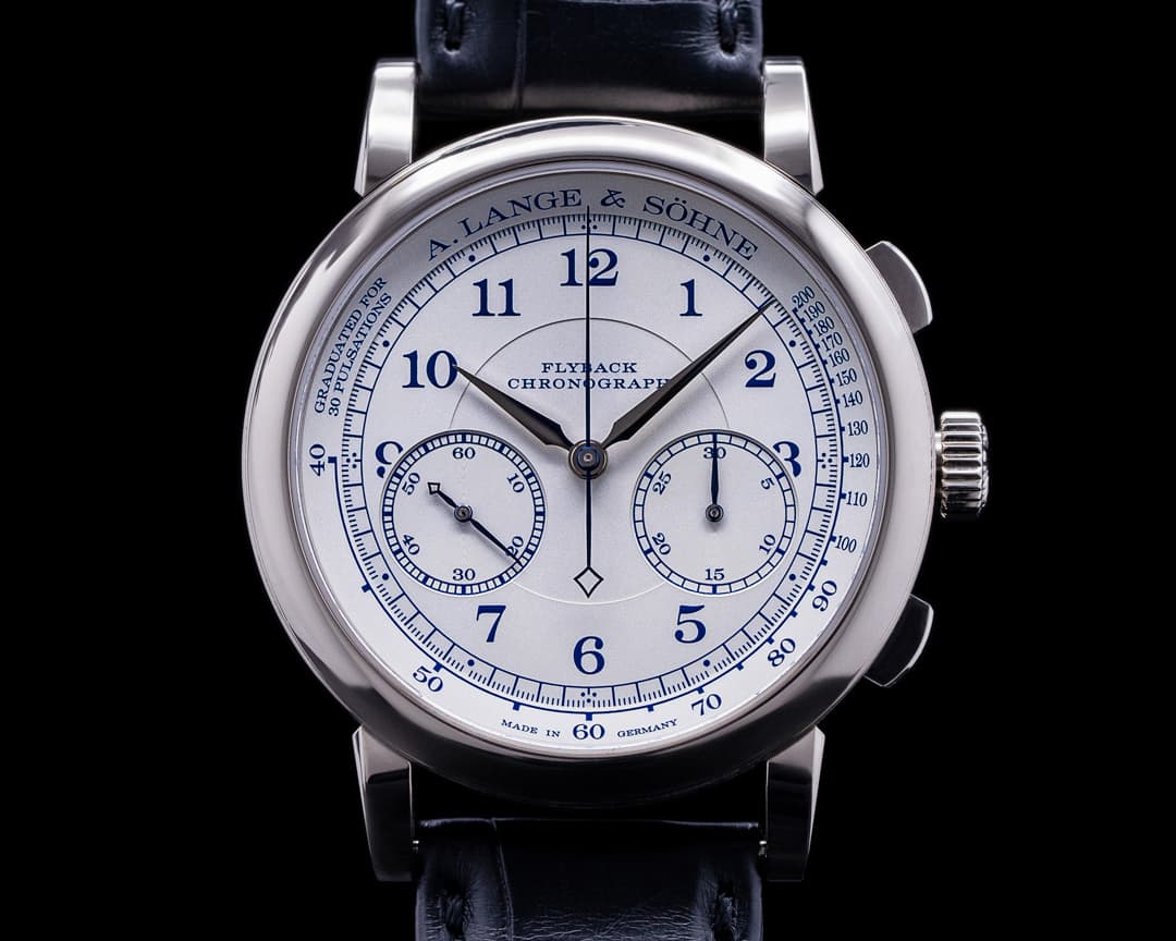 A. Lange and Sohne 1815 Chronograph 414.026 18K White Gold BOUTIQUE EDITION
