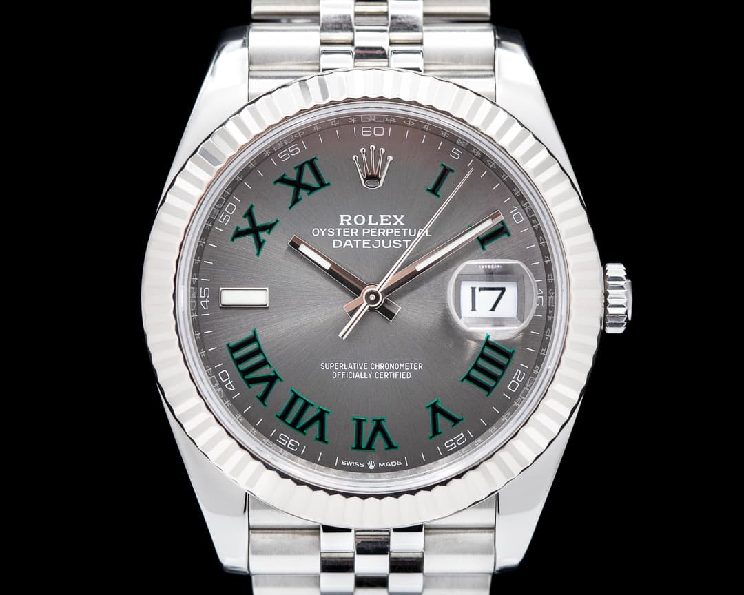 Rolex Datejust 41 Rhodium Wimbledon Dial Jubliee 2020