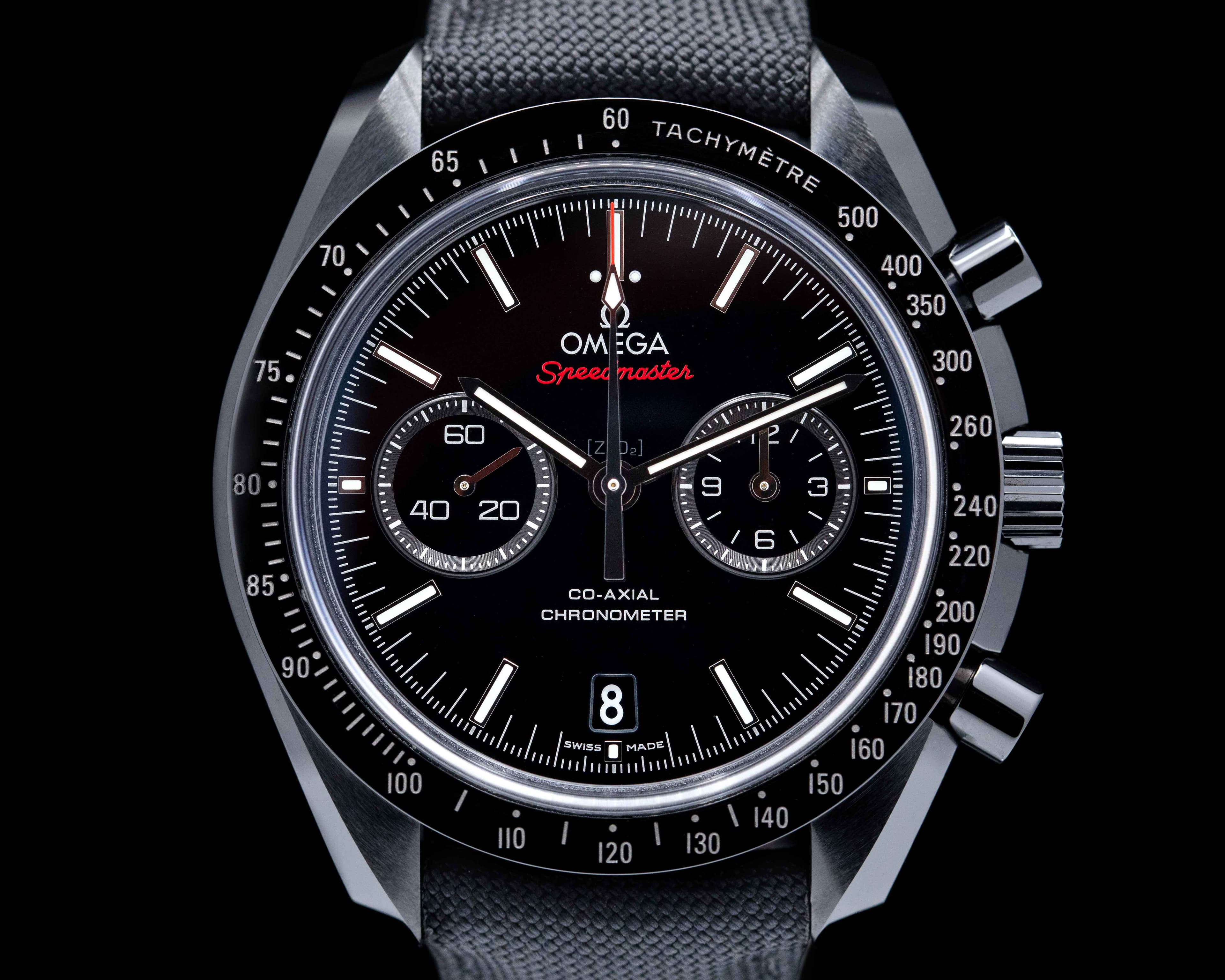 Omega Dark Side of the Moon Ceramic / Black Dial 