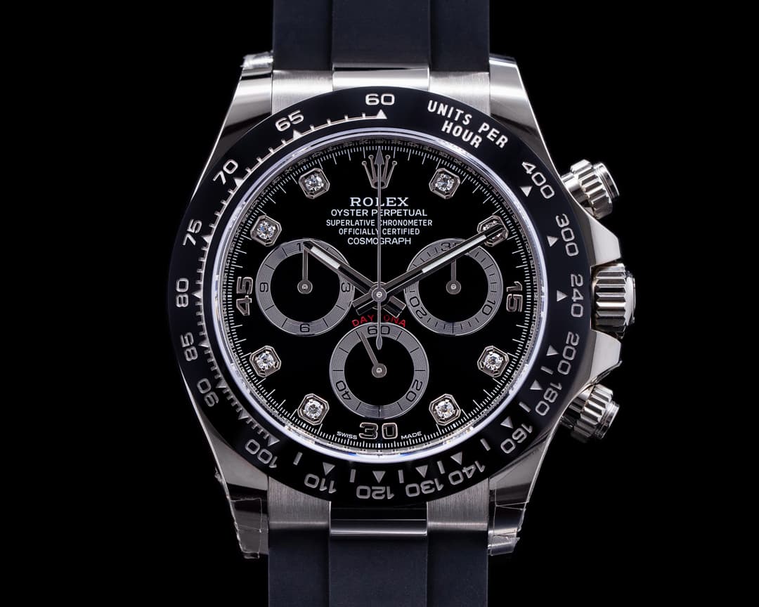 Rolex Daytona 116519 18K Ceramic Black Diamond Dial 2022