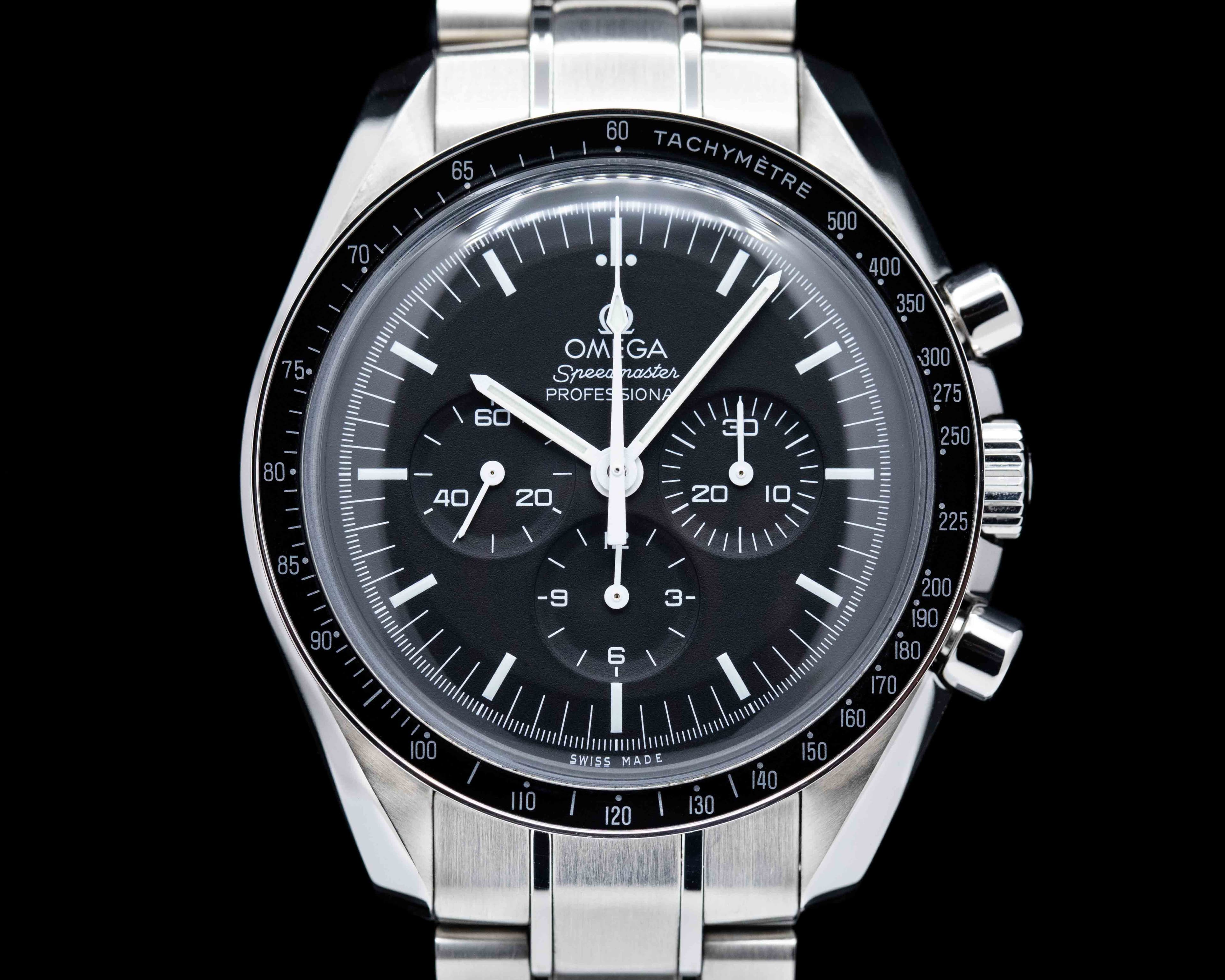 Omega Speedmaster Professional Moonwatch Black Dial 