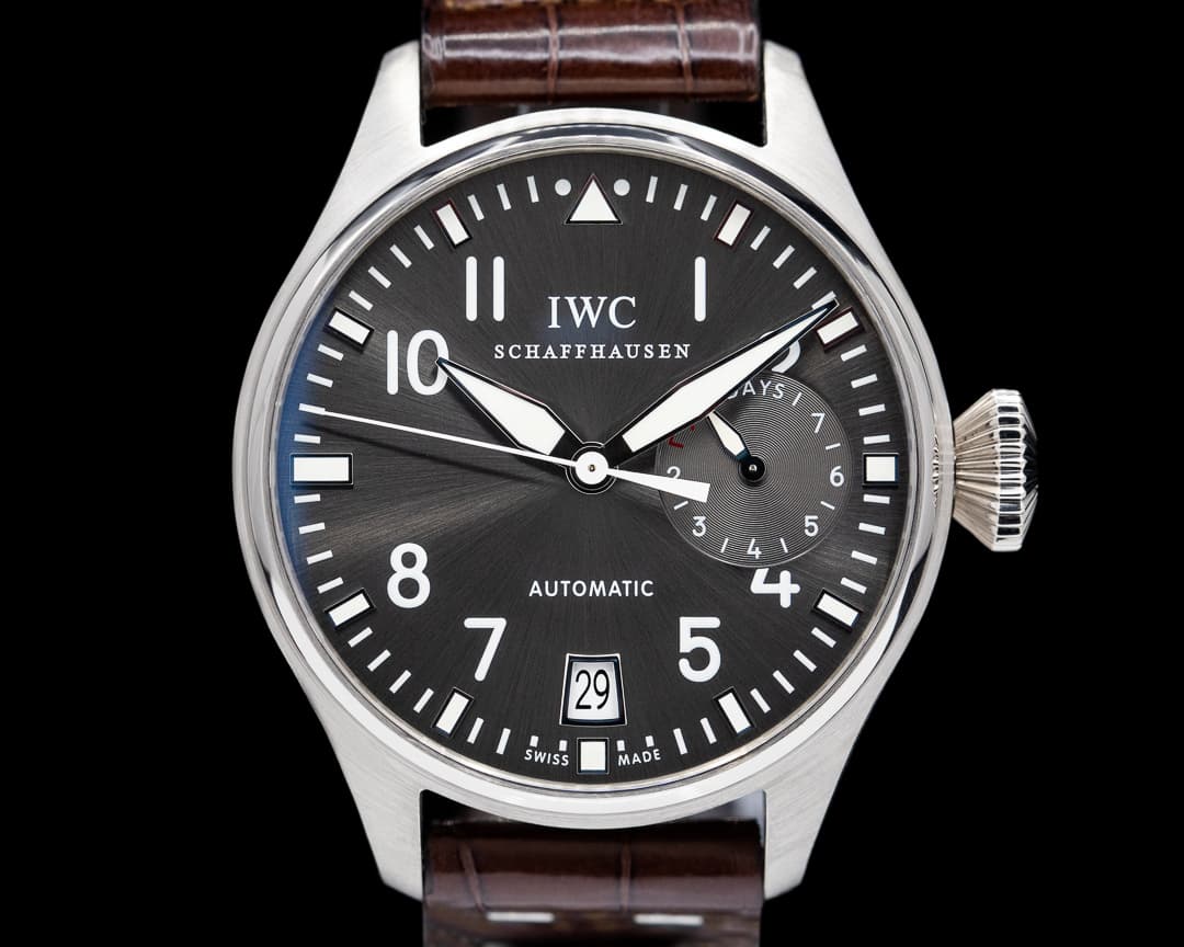 IWC Big Pilot Grey Dial 18K White Gold 
