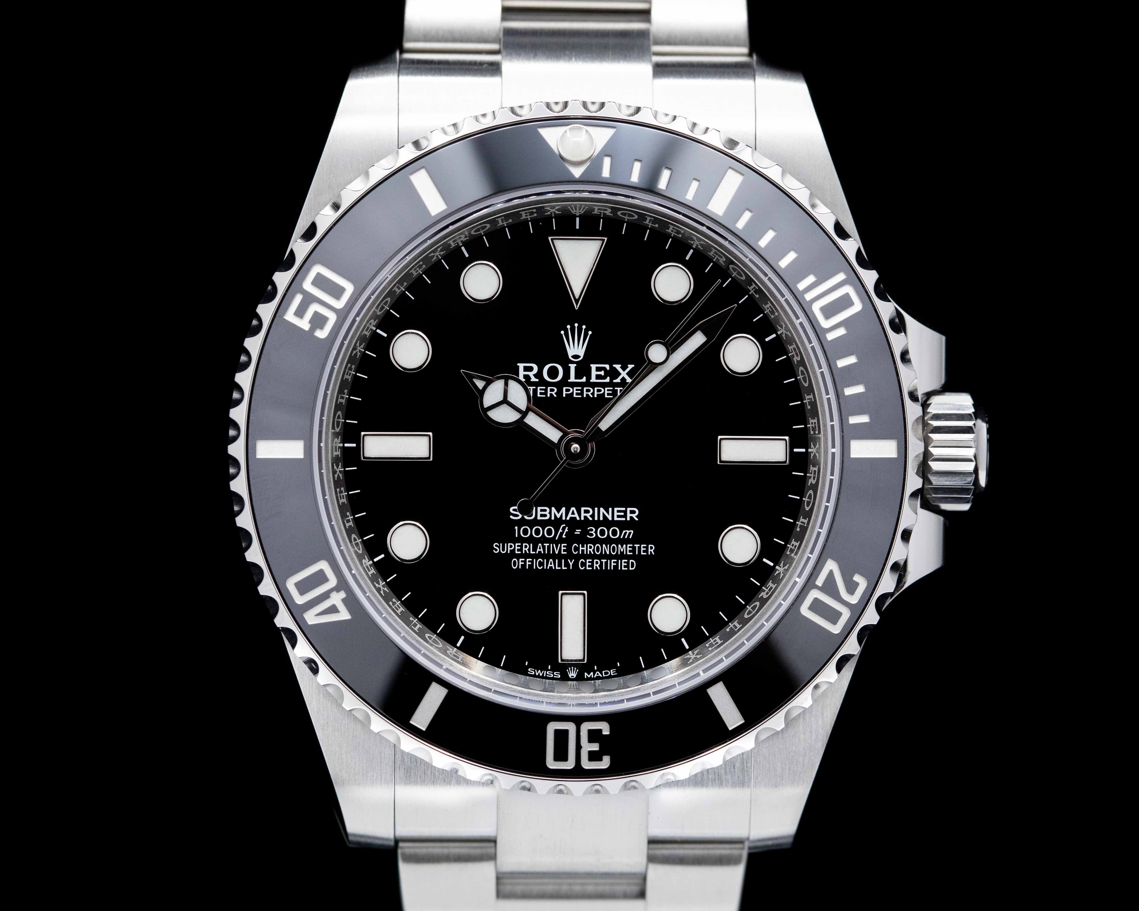 Rolex Submariner 124060 No Date Ceramic Bezel 41MM 2021 UNWORN