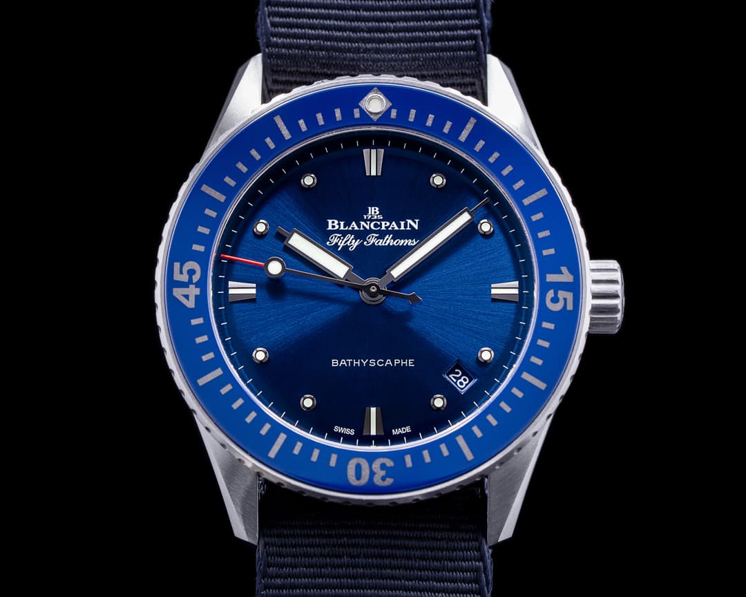 Blancpain Fifty Fathoms Bathyscaphe Blue Dial 38MM 2021