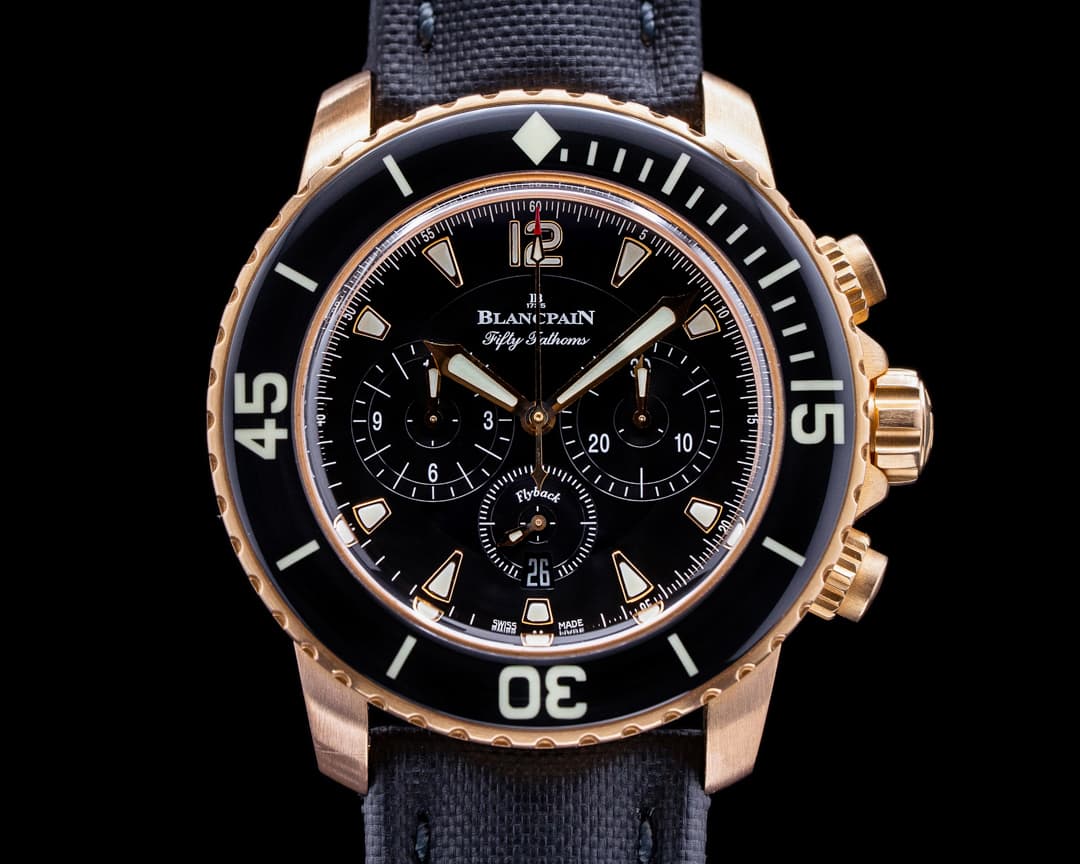 Blancpain Fifty Fathoms Chronograph 18K Rose Gold