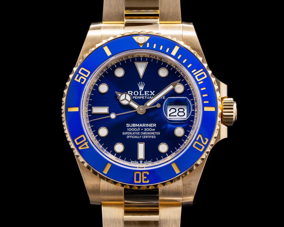 Rolex Submariner 126618 18K Yellow Gold Blue Dial 2021