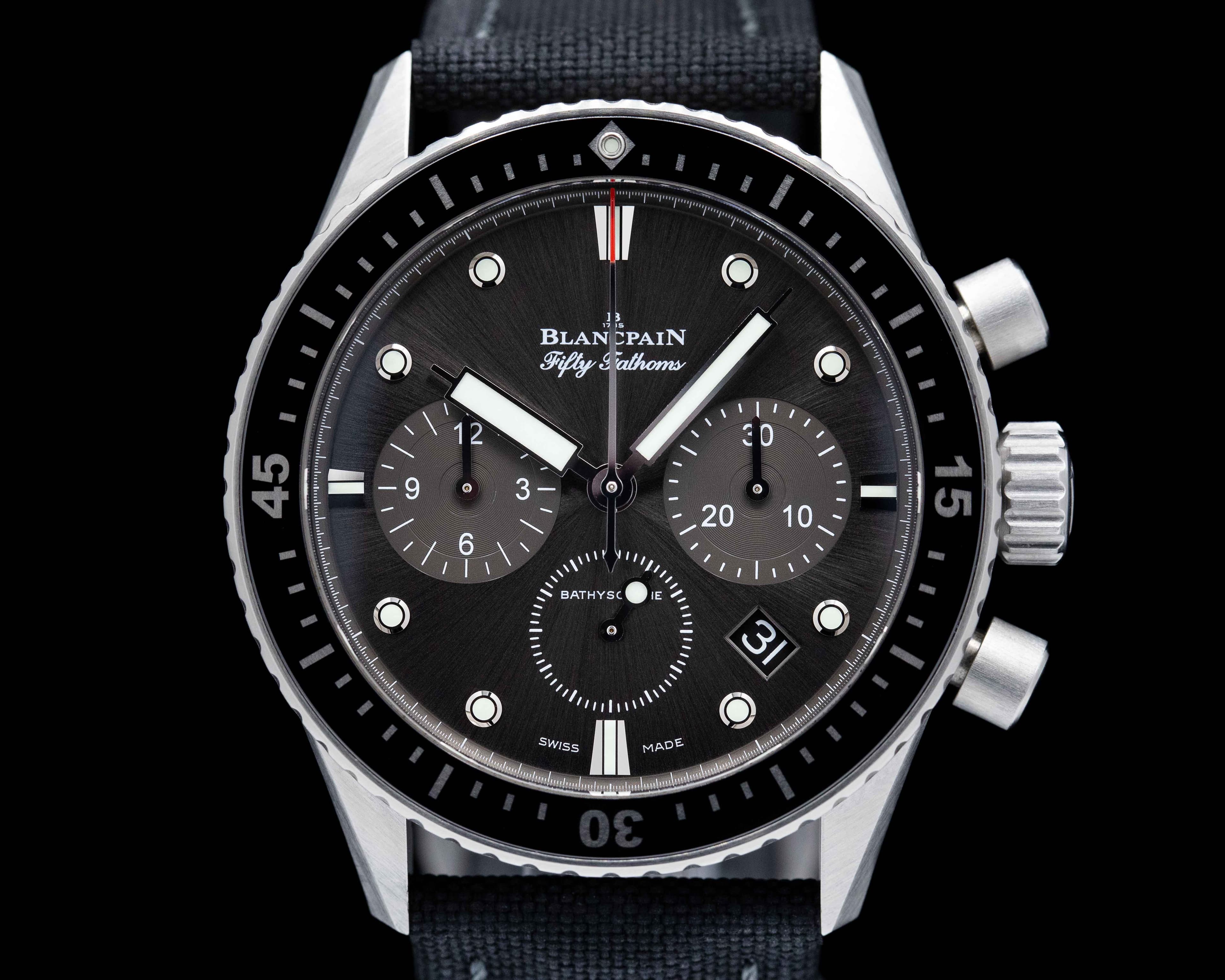 Blancpain Fifty Fathoms Bathyscaphe Flyback Chronograph SS 
