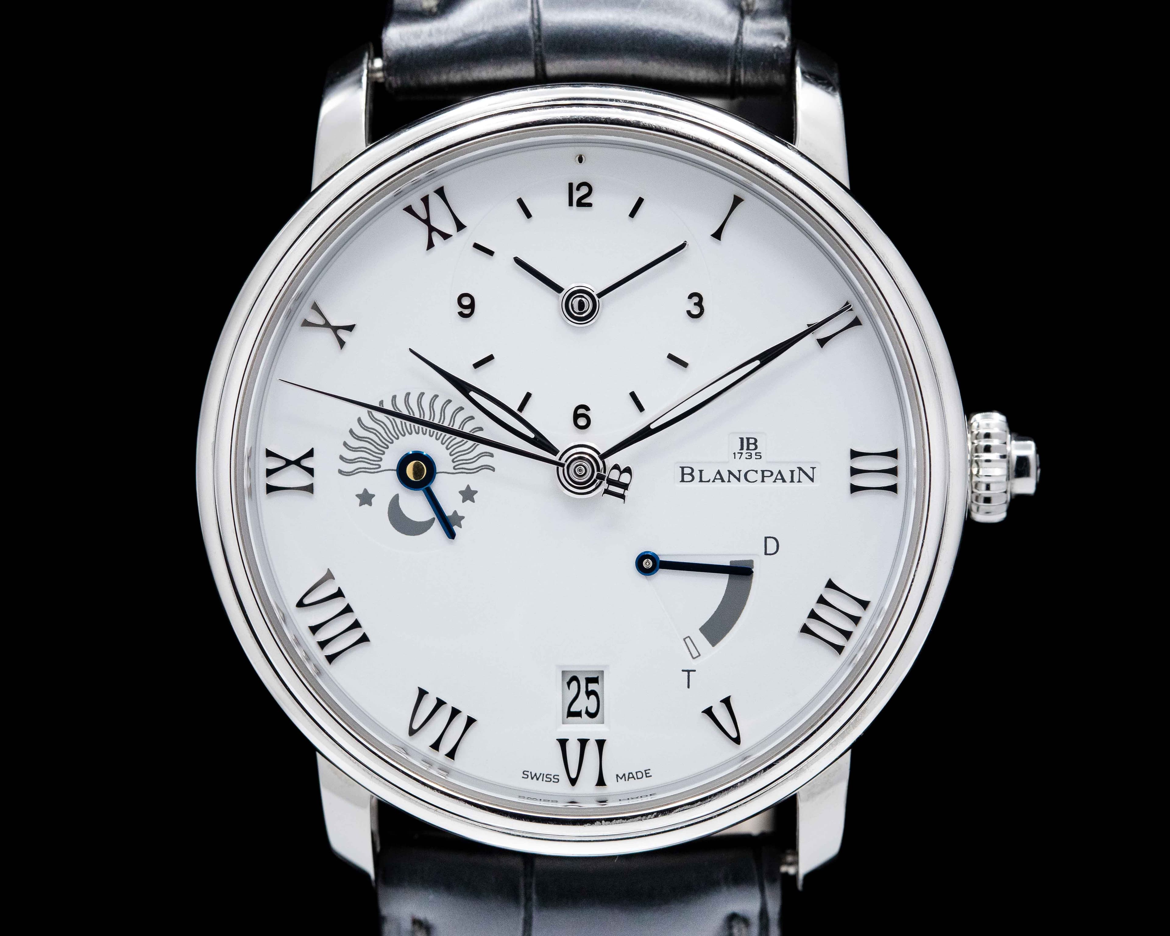 Blancpain Villeret Half Timezone SS White Dial 40MM