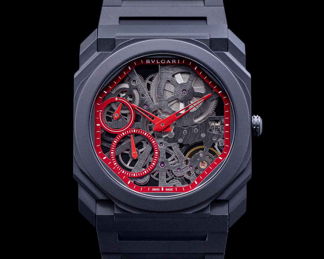 Bulgari Octo Finissimo Skeleton Red Limited Edition Ceramic UNWORN