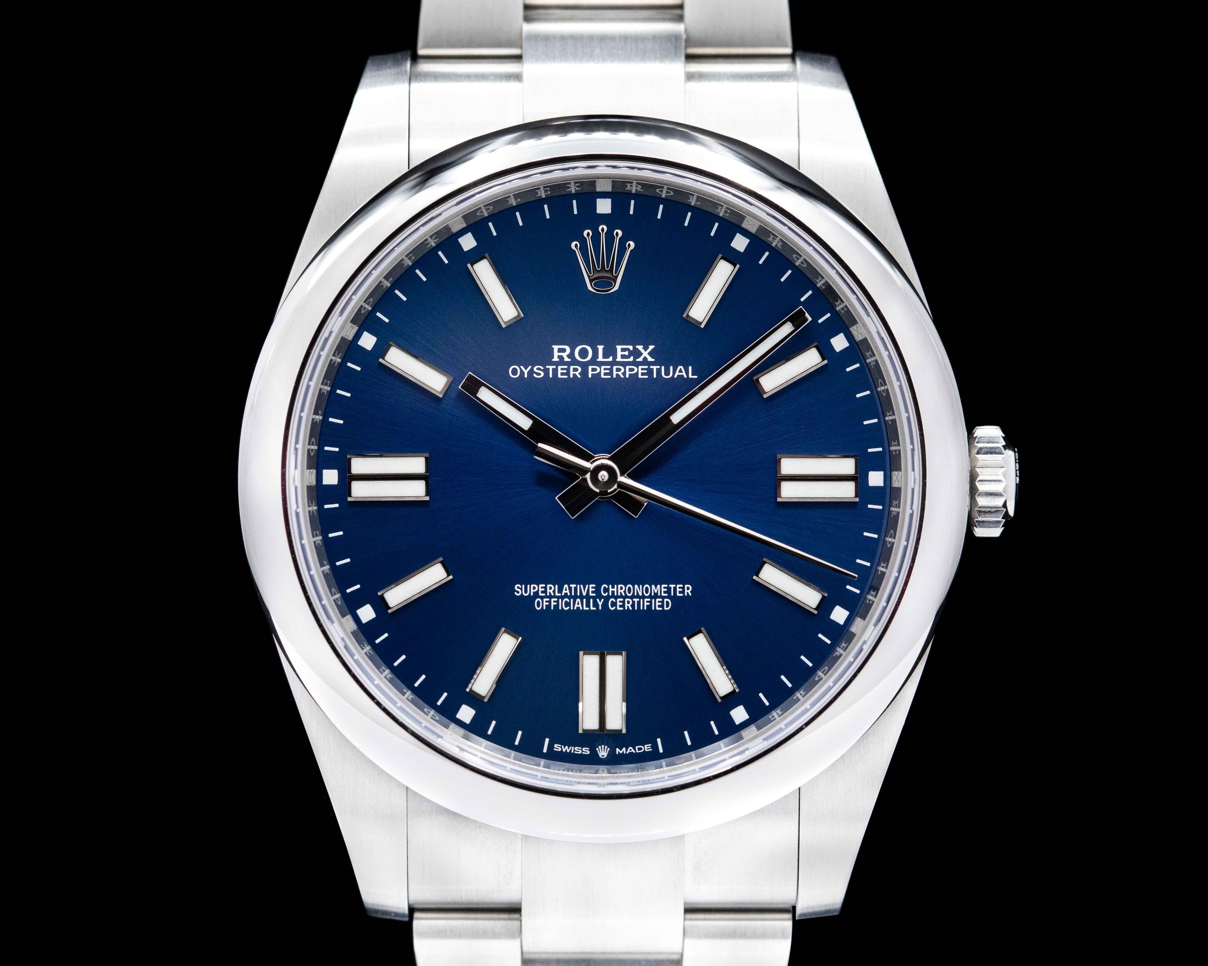 Rolex Oyster Perpetual 124300 41mm SS / Blue Dial 2021