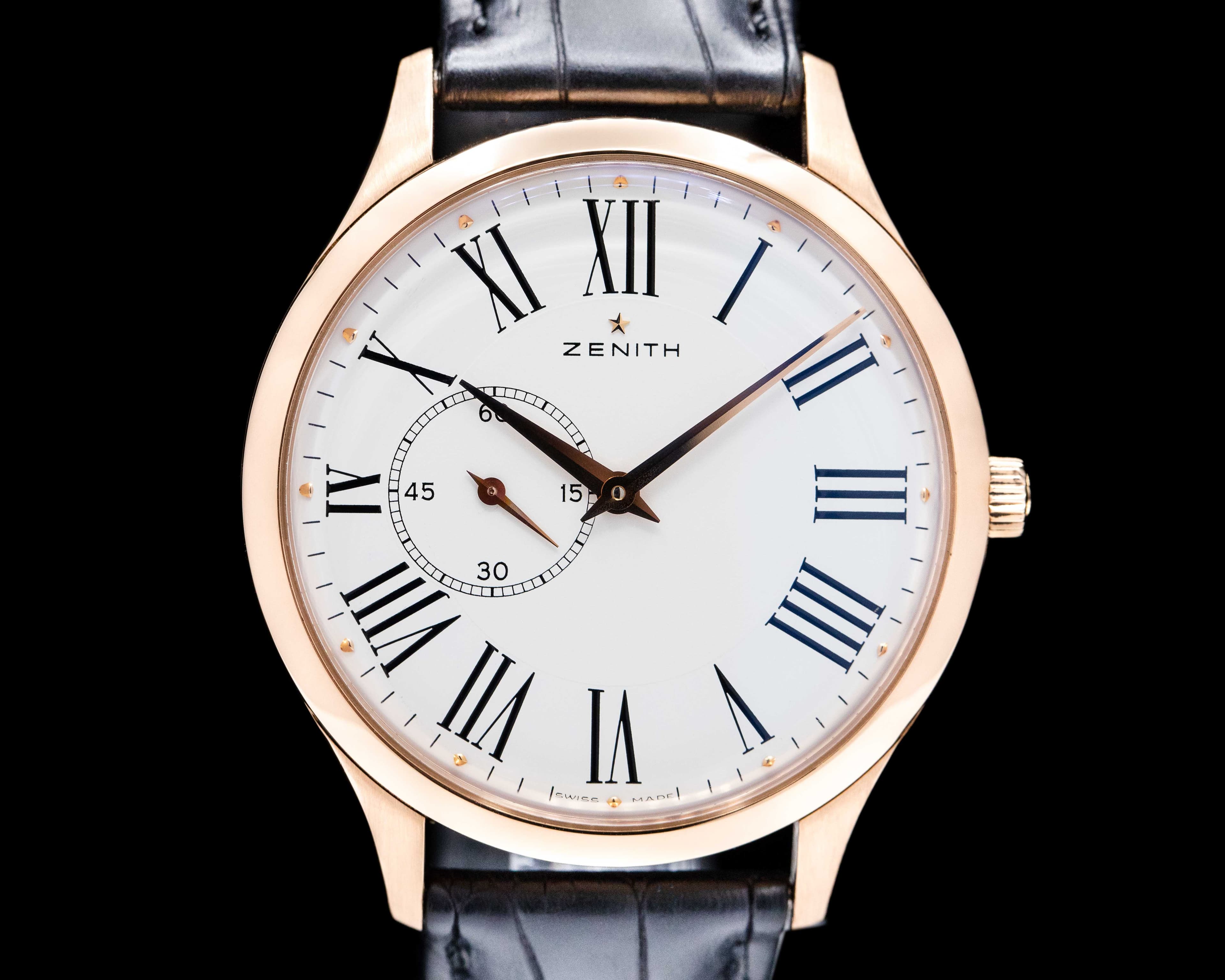 Zenith Elite Ultra Thin White Dial SS