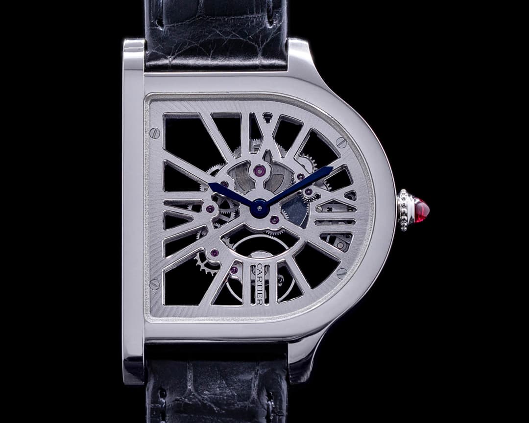 Cartier Prive Collection Cloche de Cartier WHCC0003 Skeleton Platinum UNWORN 