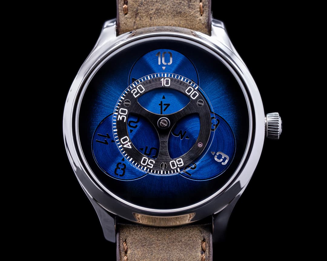 H. Moser and Cie. Endeavour Flying Hours Limited Edition 18K White Gold 