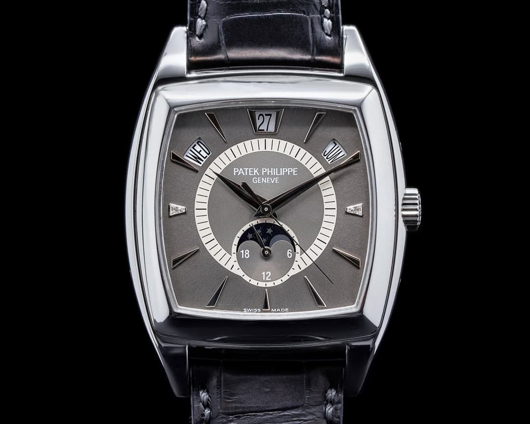 Patek Philippe Gondolo Calendario 5135 Grey Dial Platinum 