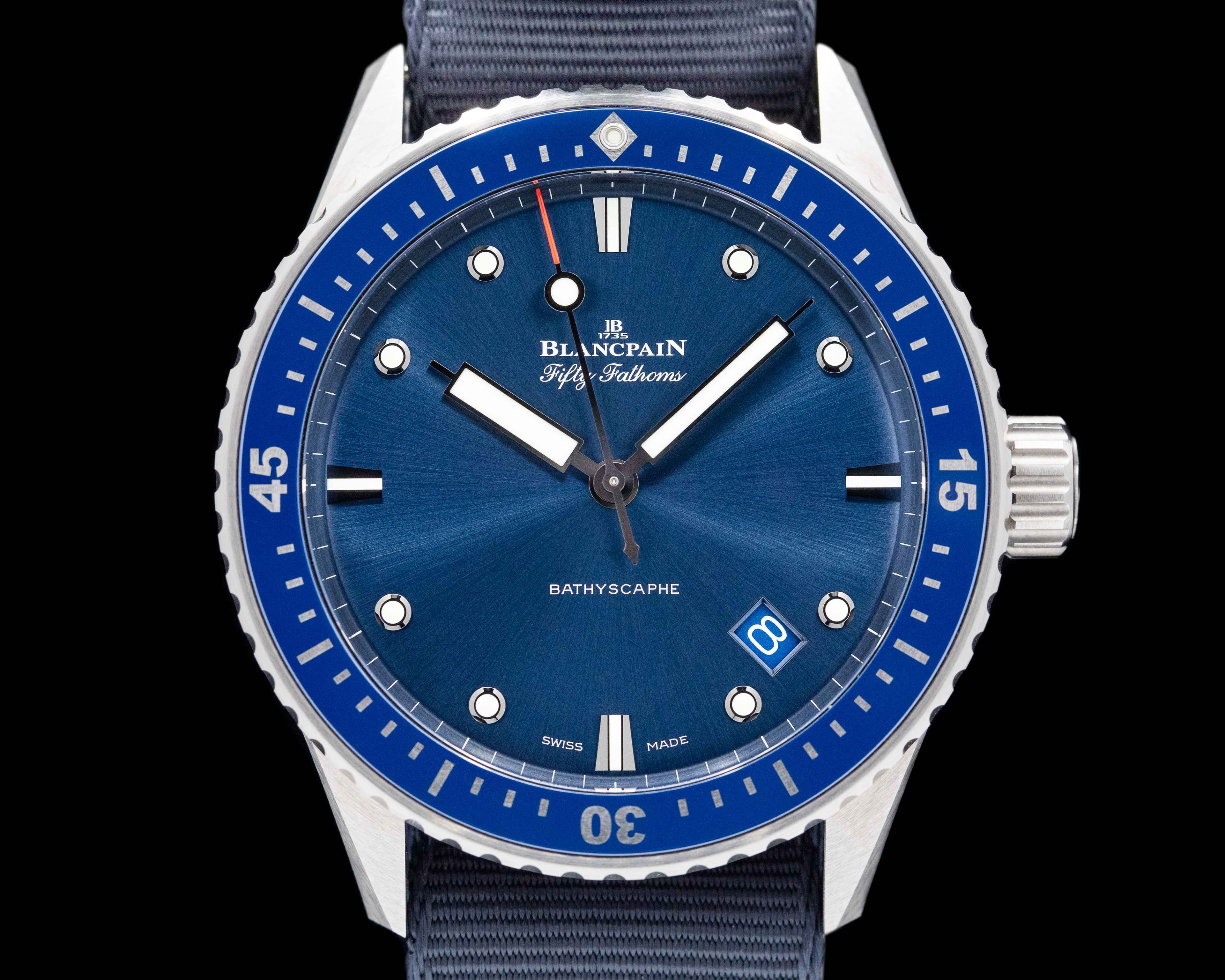 Blancpain Fifty Fathoms Bathyscaphe Ceramic Blue 2022