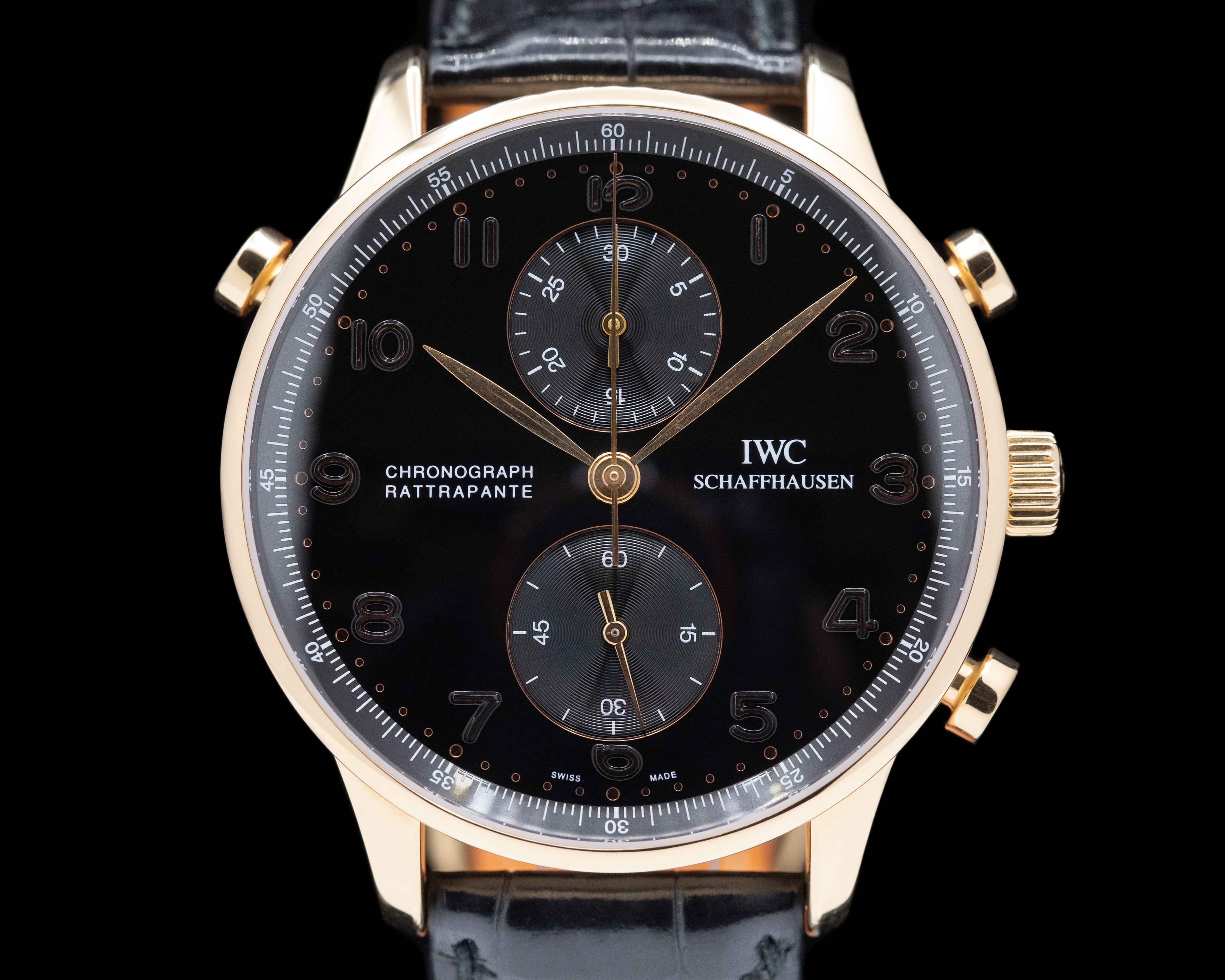 IWC Portuguese Chronograph Split Second 18K Yellow Gold