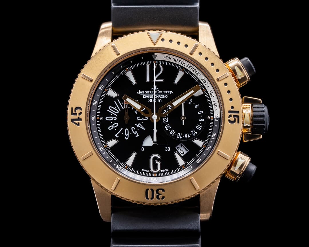 Jaeger LeCoultre Master Compressor Diving Chronograph 18K Rose Gold / Rubber
