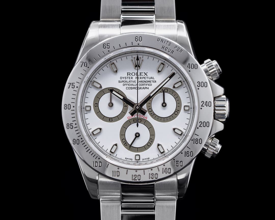 Rolex Daytona 116520 White Dial SS "APH Dial"