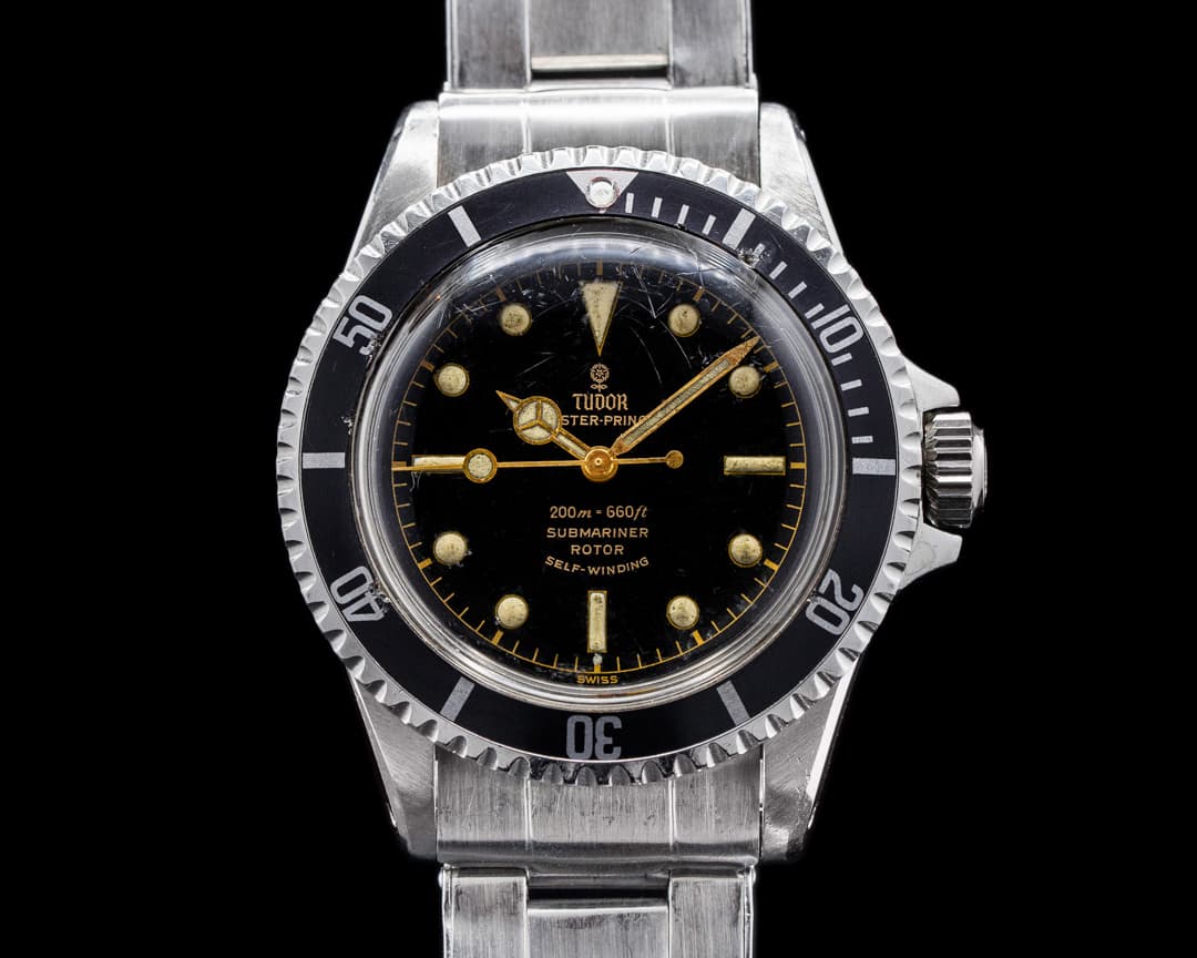 Tudor Vintage 1965 Submariner 7928 Gilt Chapter Ring Exclamation FULL SET