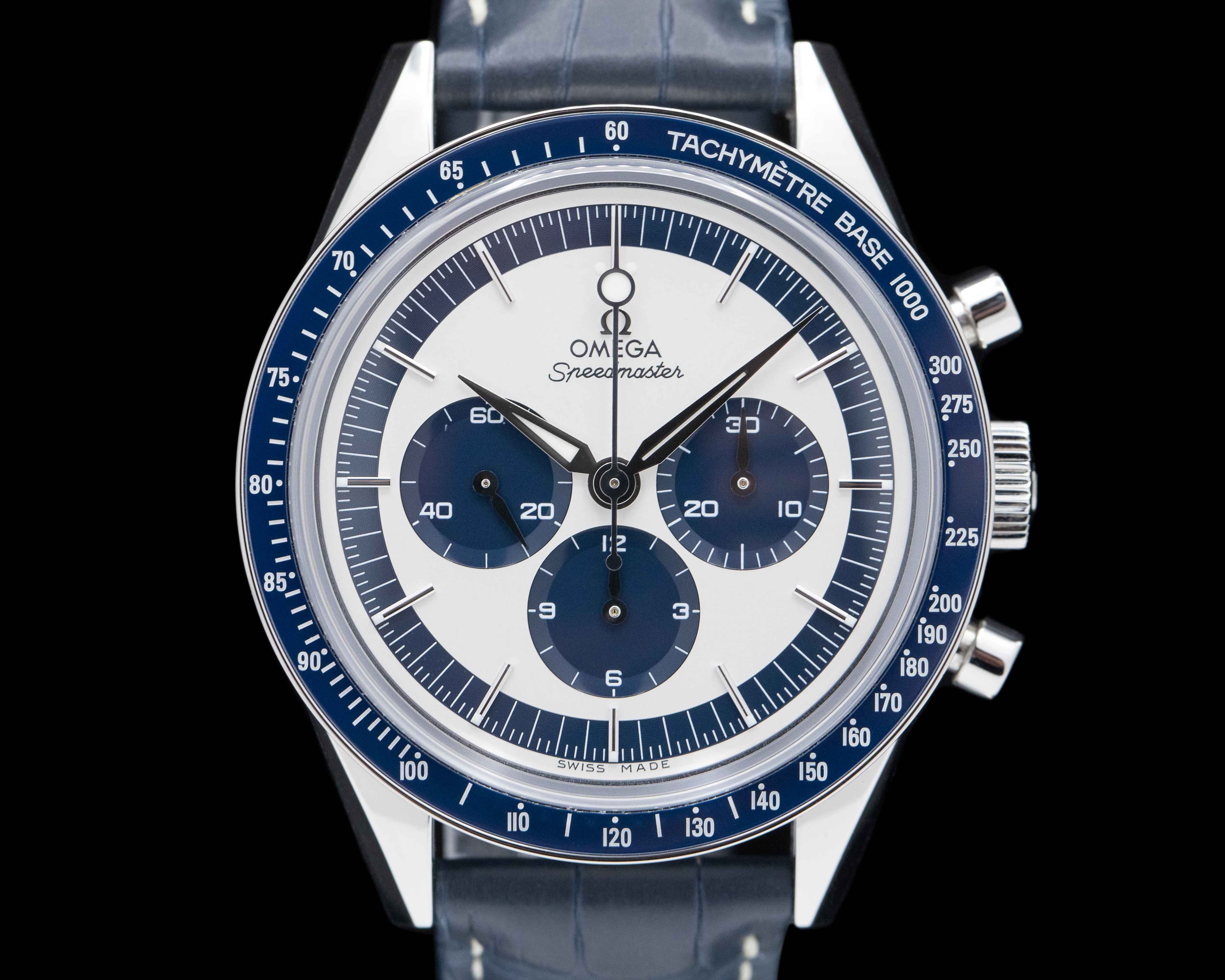 Omega Speedmaster CK 2998 Silver / Blue Dial LIMITED
