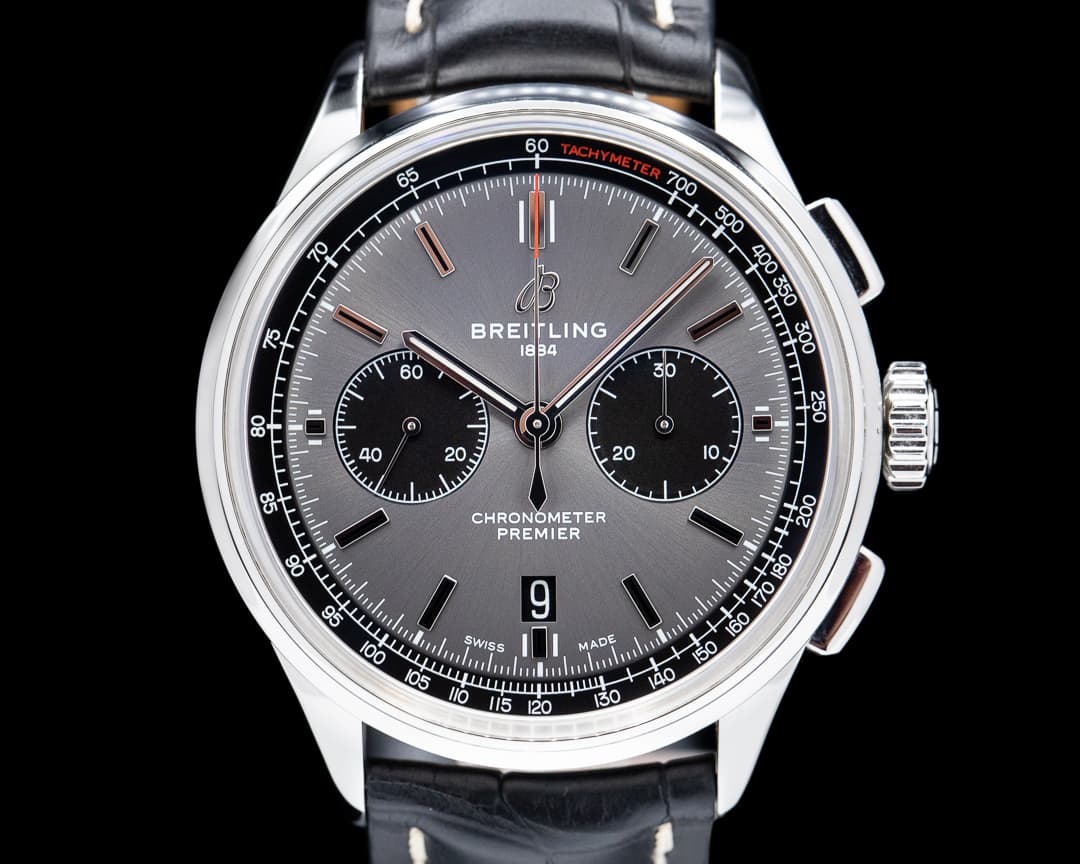 Breitling Premier B01 Chronograph Grey Dial 42 SS