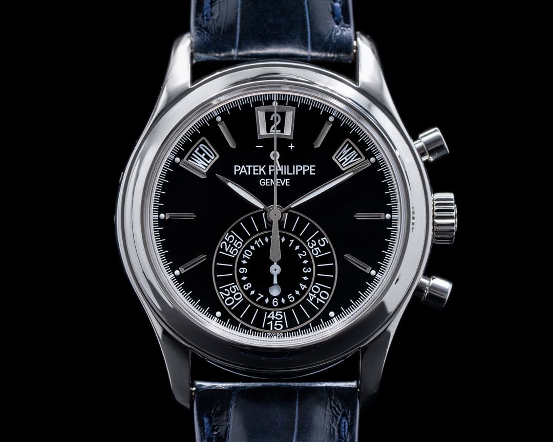 Patek Philippe Annual Calendar 5960P-016 Chronograph BLACK DIAL RARE