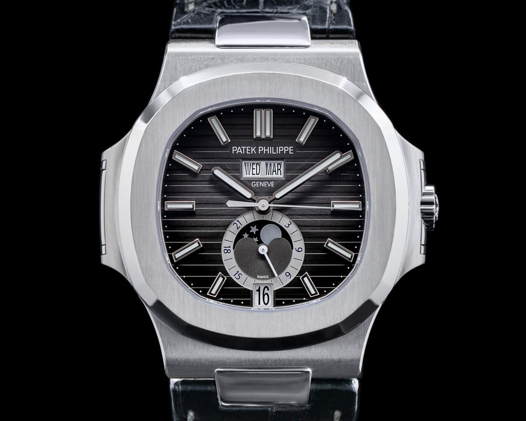 Patek Philippe Nautilus Annual Calendar 5726 Moon SS Grey Dial FULL SET 2019