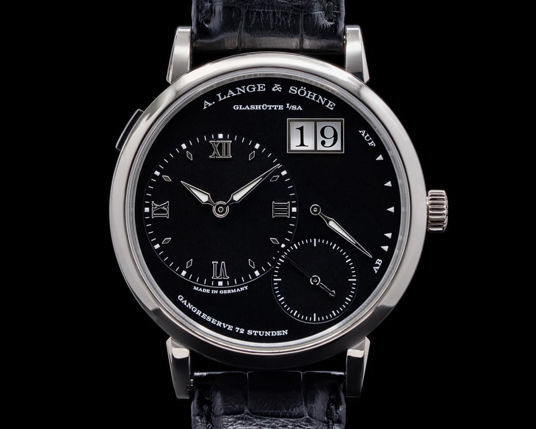 A. Lange and Sohne Grand Lange 1 117.028 Black Dial 