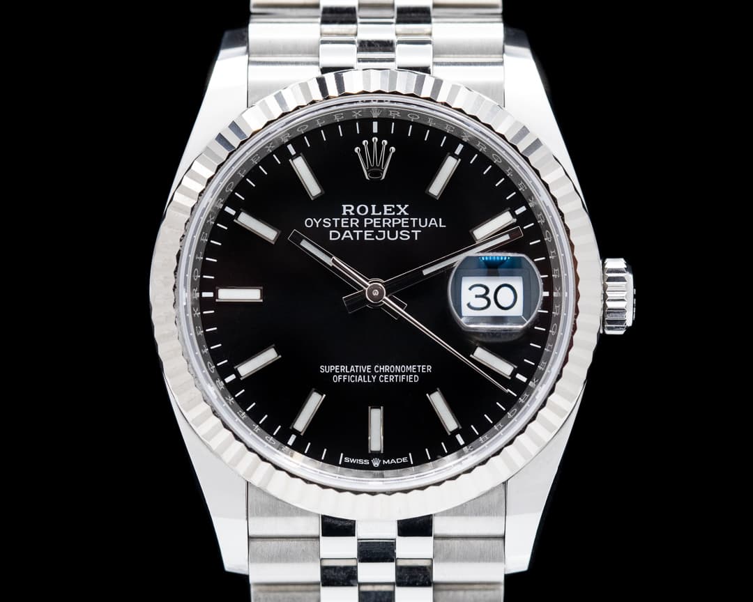 Rolex Datejust Black Stick Dial / Jubilee Bracelet 2019
