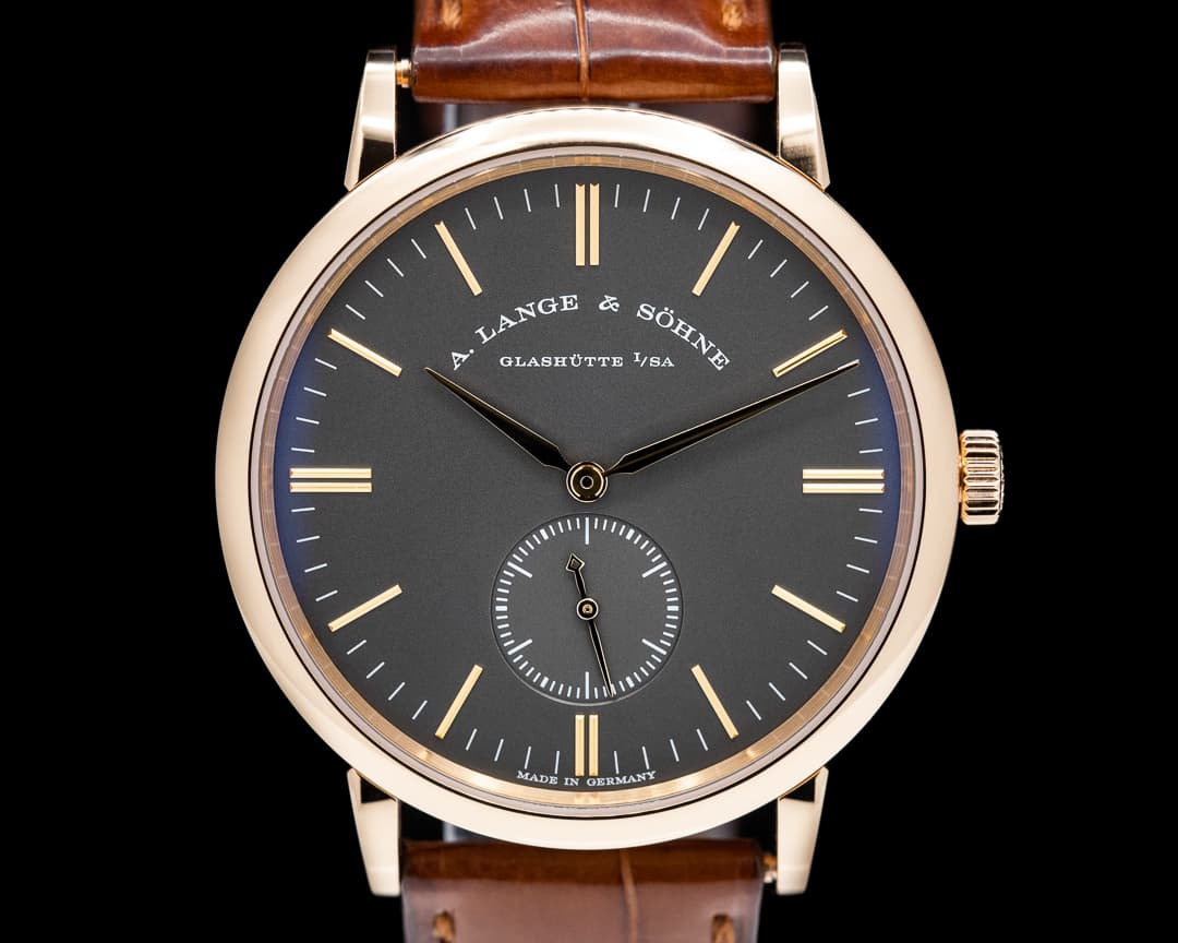 A. Lange and Sohne Saxonia Manual Wind 18K Rose / Grey Dial BOUTIQUE 2021