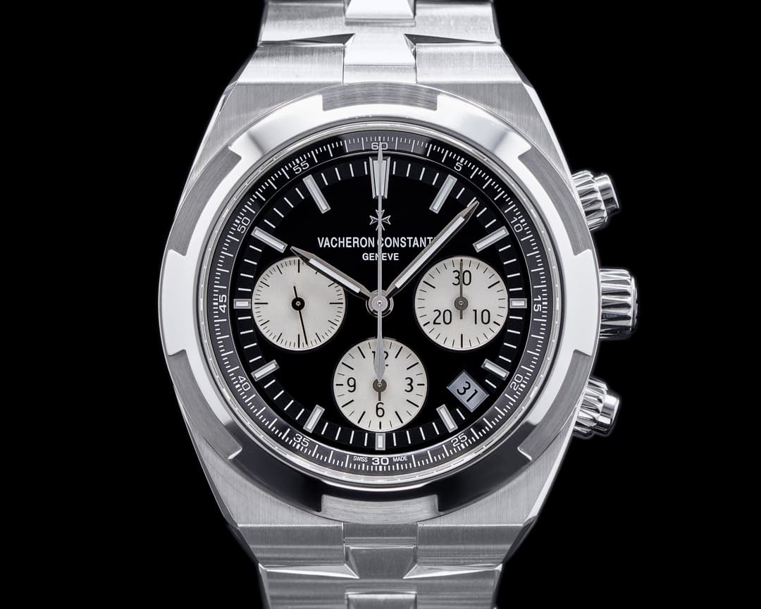 Vacheron Constantin Overseas 5500V/110A Chronograph Black Panda Dial SS / SS 2021