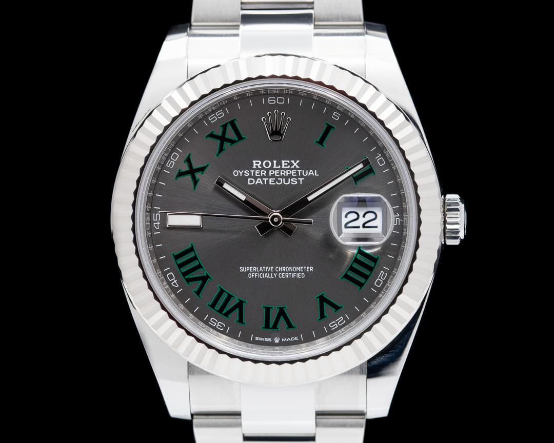 Rolex Datejust 41 Wimbledon Dial Oyster 2019