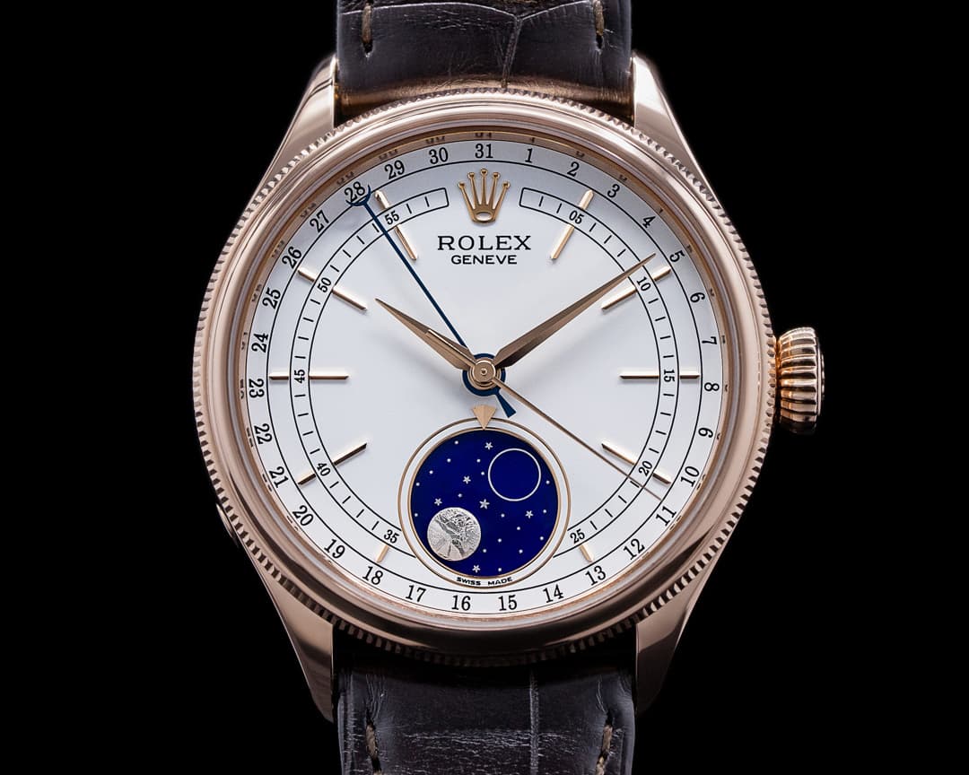 Rolex Rolex Cellini Moonphase 50535 18K Rose Gold