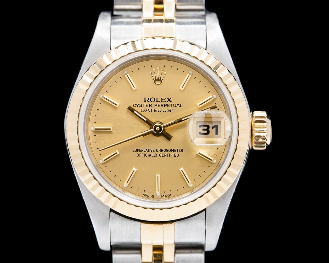 Rolex Lady Datejust 18k / SS Champagne Dial 26mm