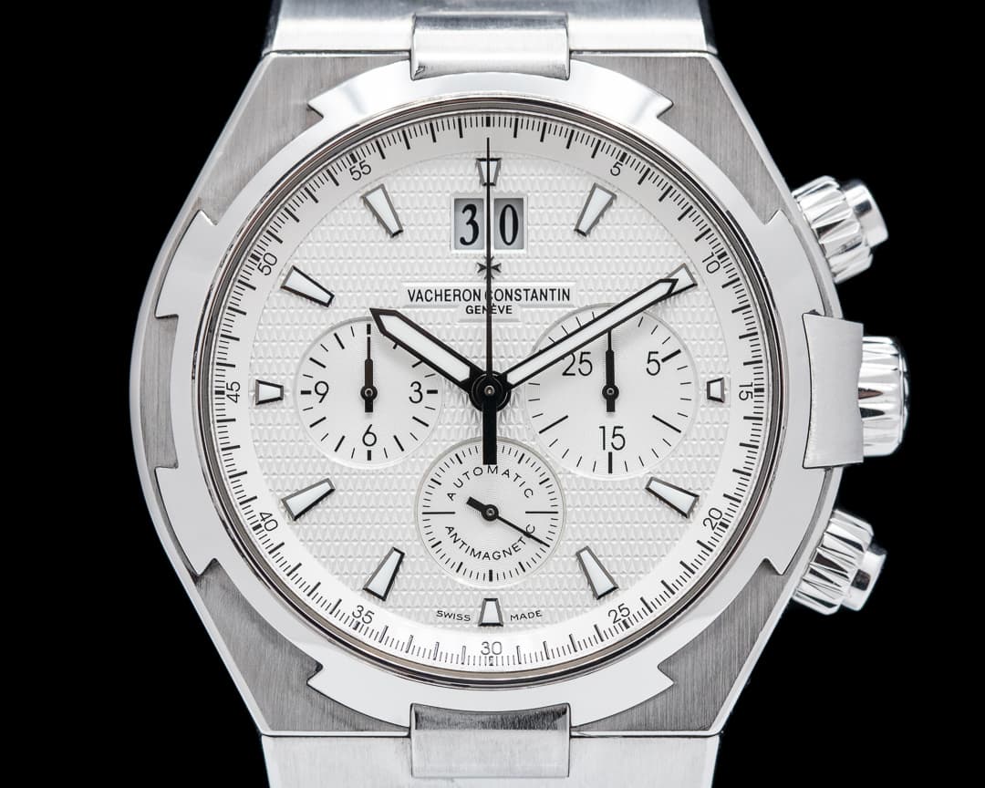Vacheron Constantin Overseas Chronograph White Dial SS / SS 