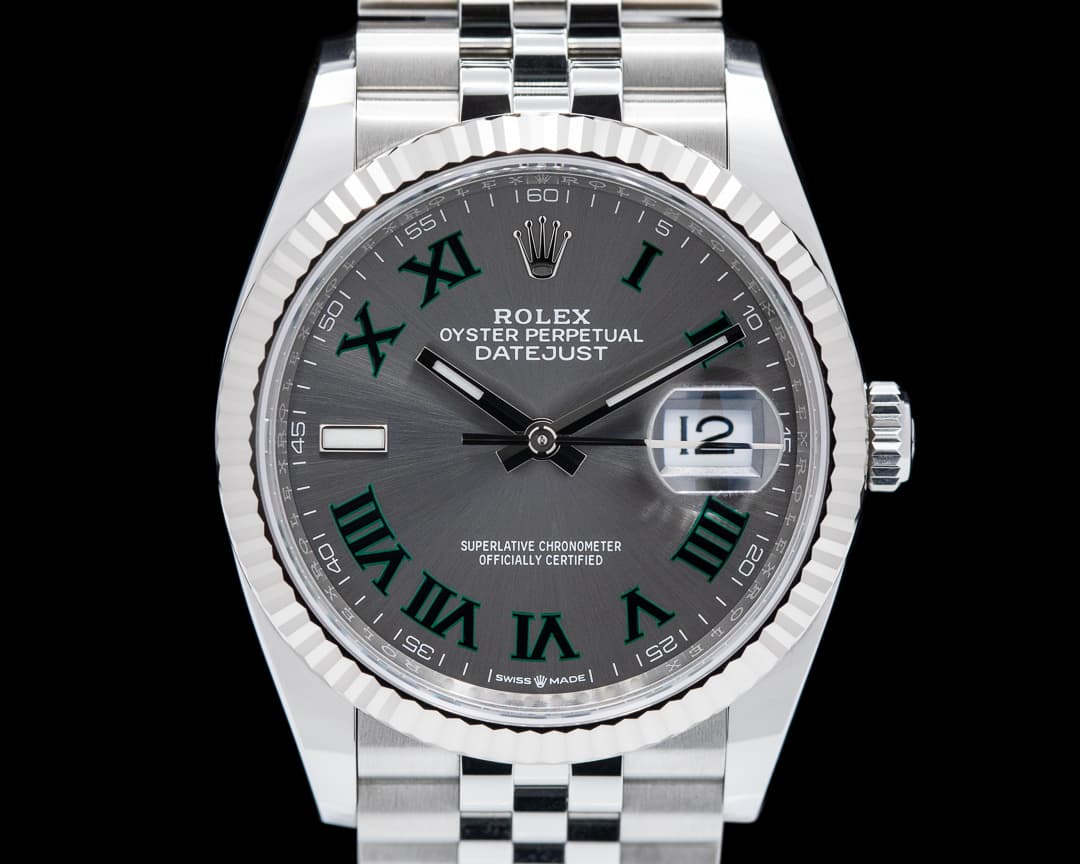 Rolex Datejust  Rhodium "Wimbledon" Dial Oyster 2022