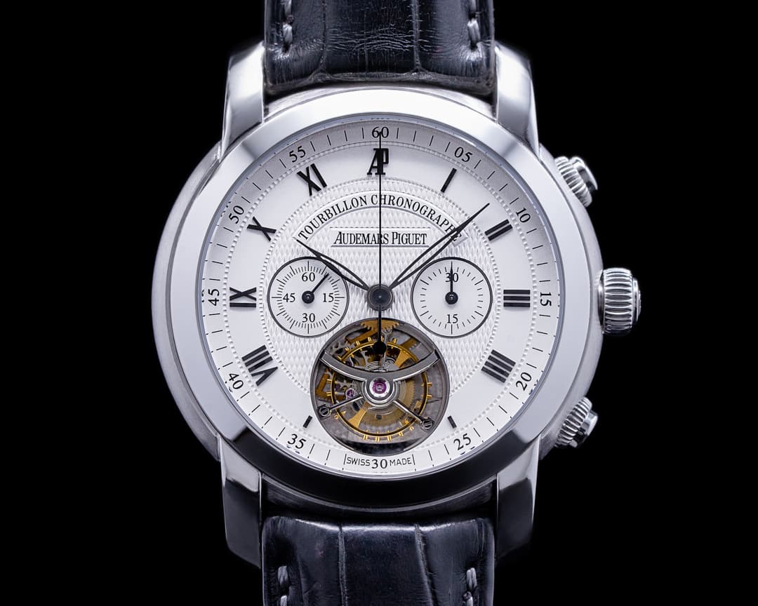 Audemars Piguet Jules Audemars Tourbillon Chronograph 18k White Gold 