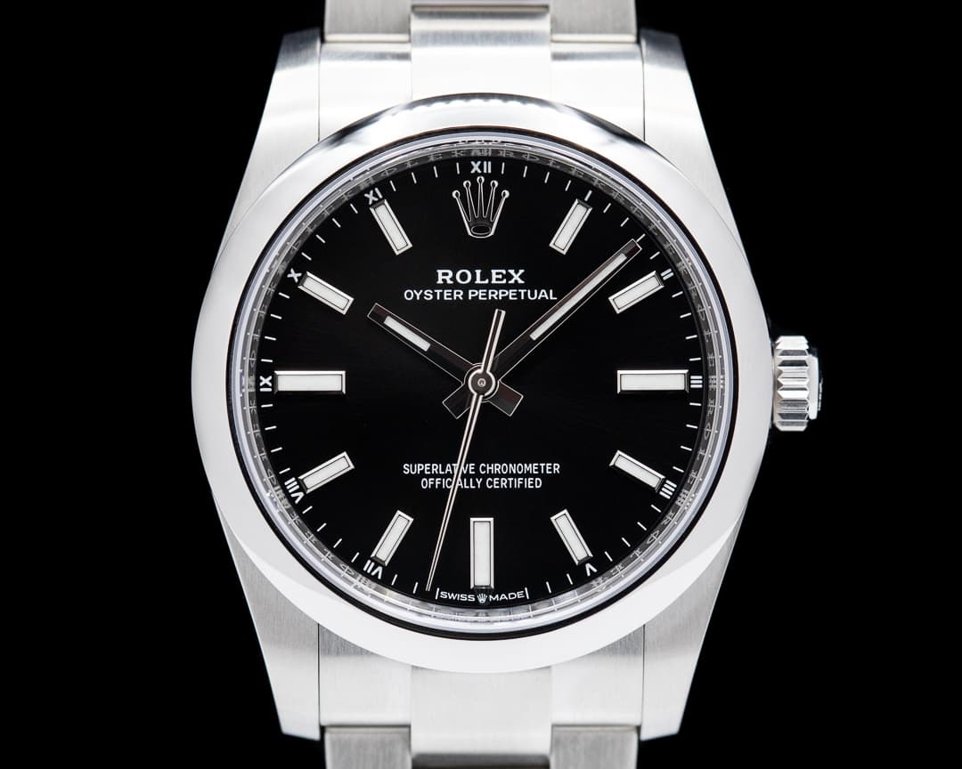 Rolex Oyster Perpetual 124200 34mm SS / Black Dial 2022 UNWORN