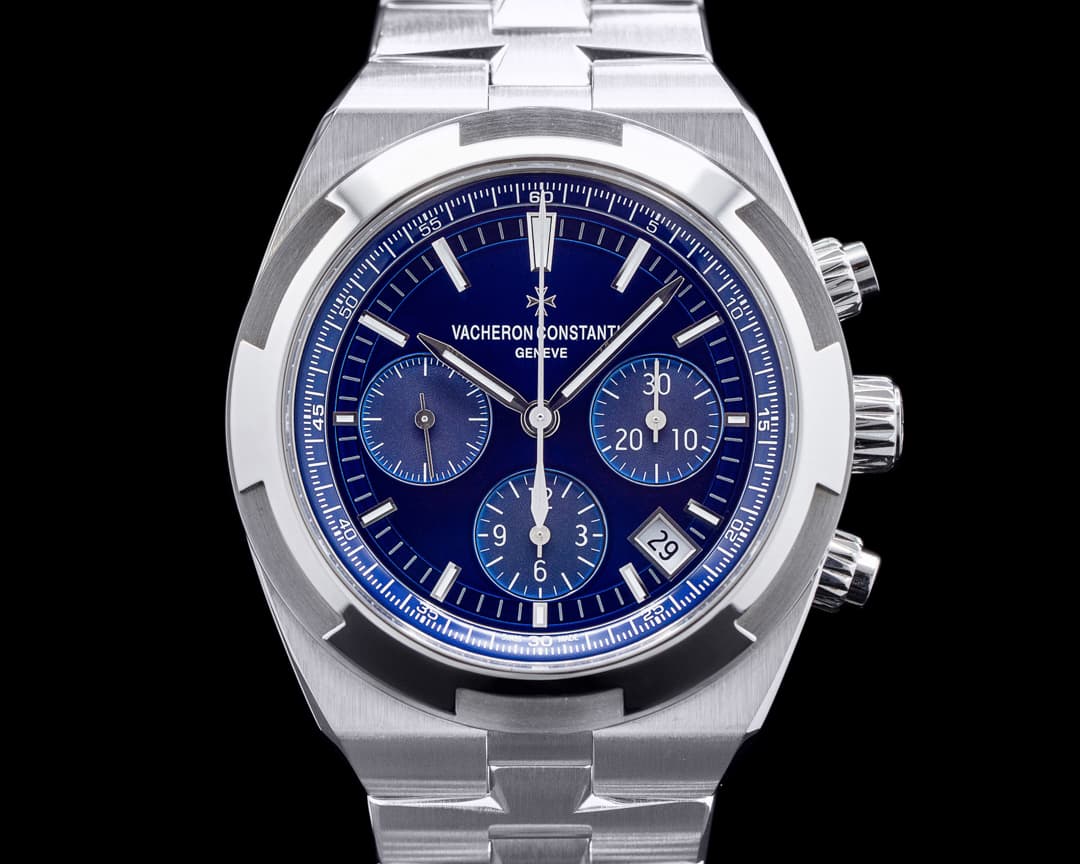 Vacheron Constantin Overseas Chronograph 5500V Blue Dial SS FULL SET 2021