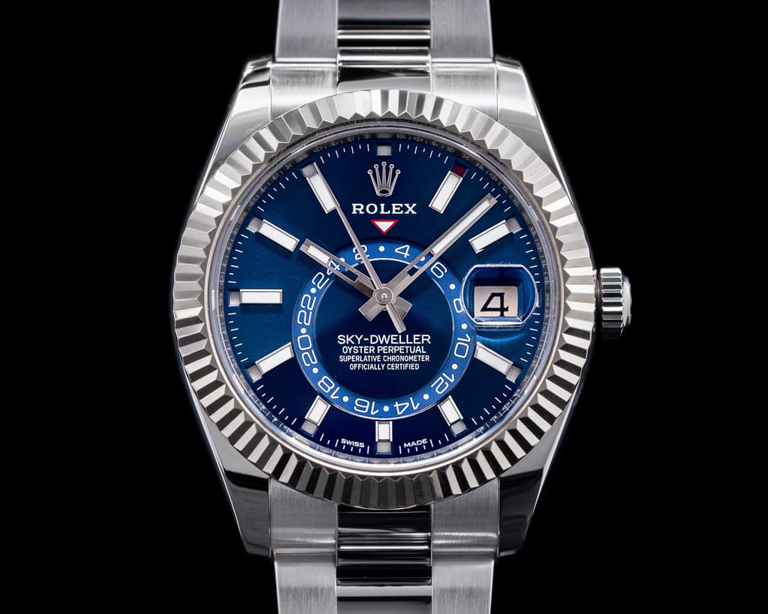 Rolex Sky Dweller 326934 Steel Blue SS / Bracelet 
