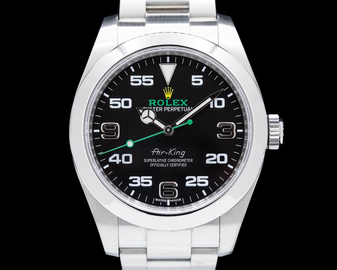 Rolex Air King 116900 Black Dial SS 
