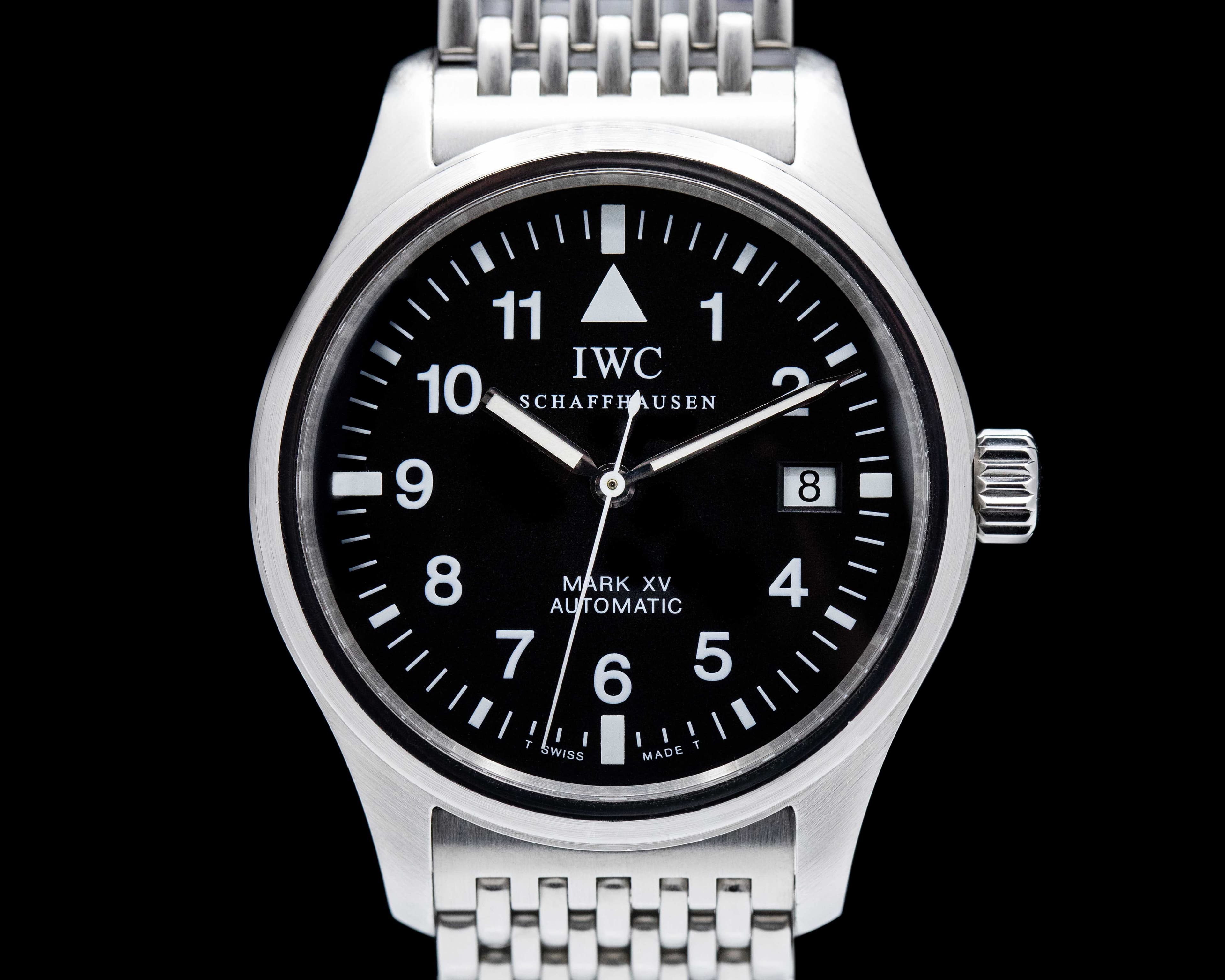 IWC Mark XV SS / Strap Black Dial 