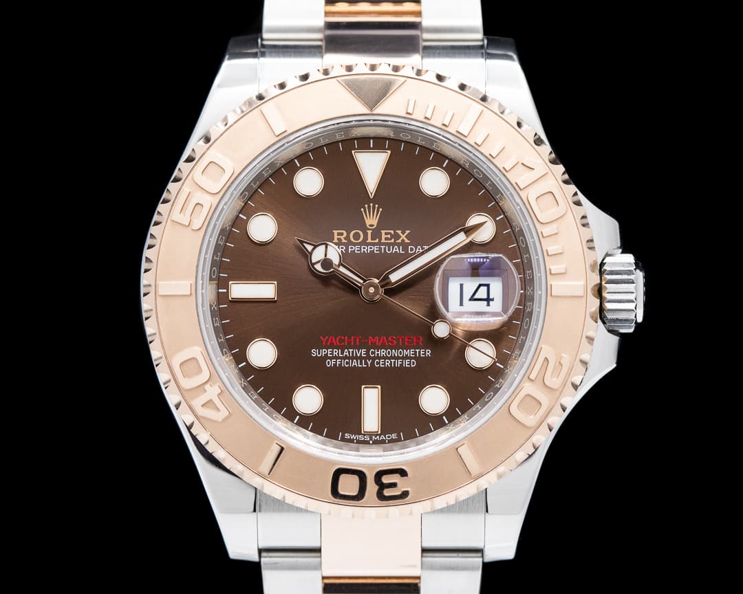 Rolex Yacht Master 116621  18K / SS Chocolate Dial 2018
