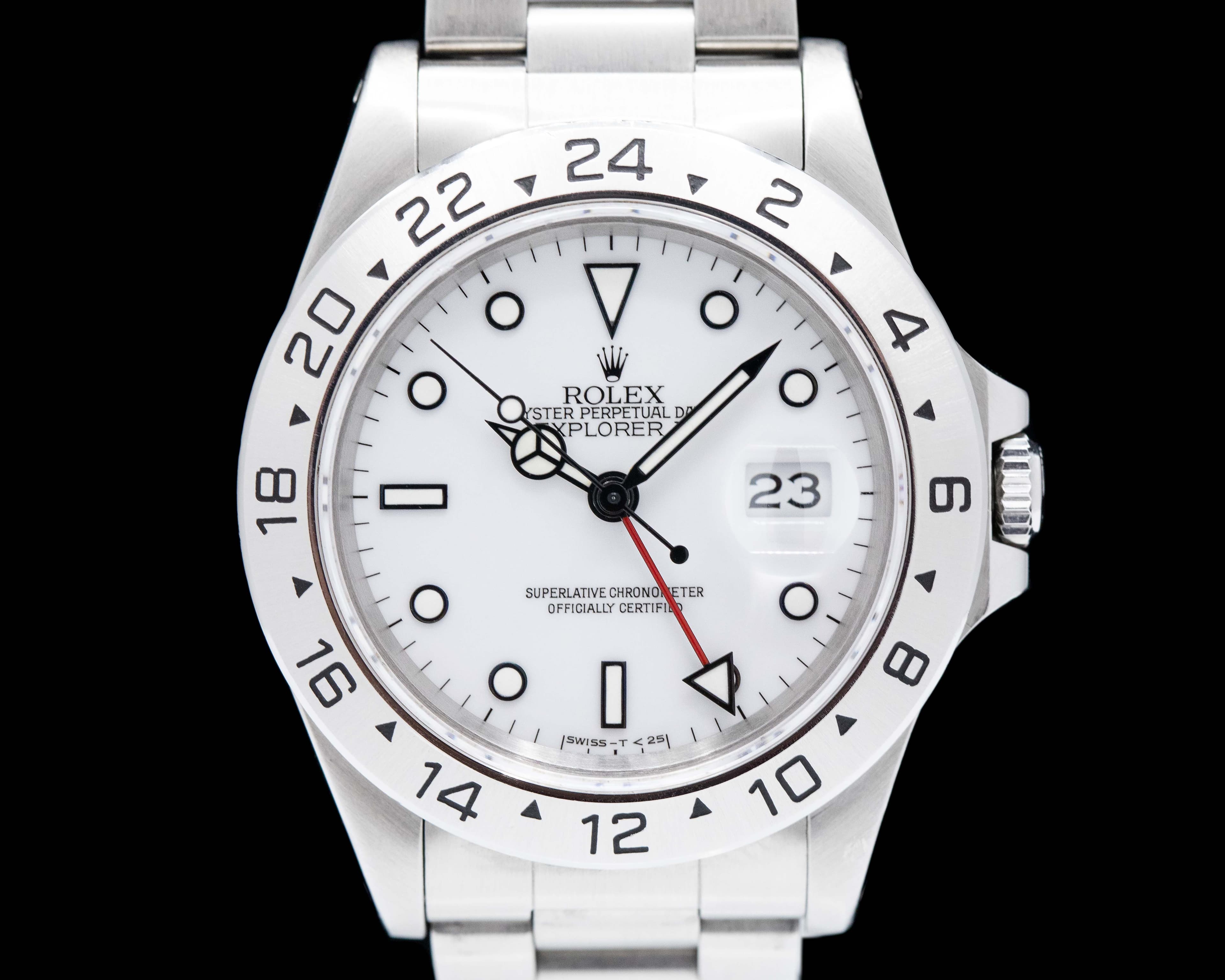 Rolex Explorer II "Polar" 16570 White Dial SS 