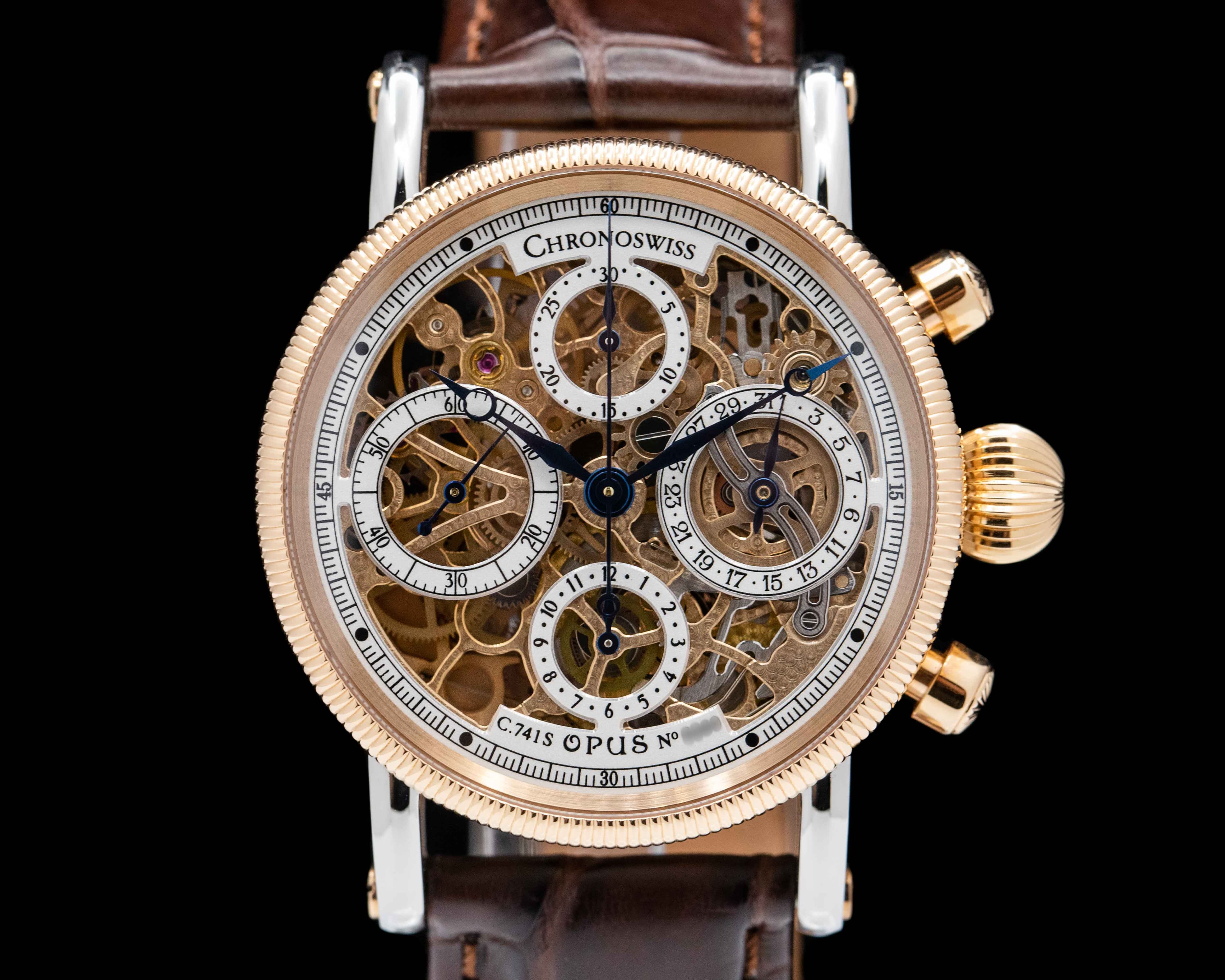 Chronoswiss Opus Chronograph SS / 18K RG 