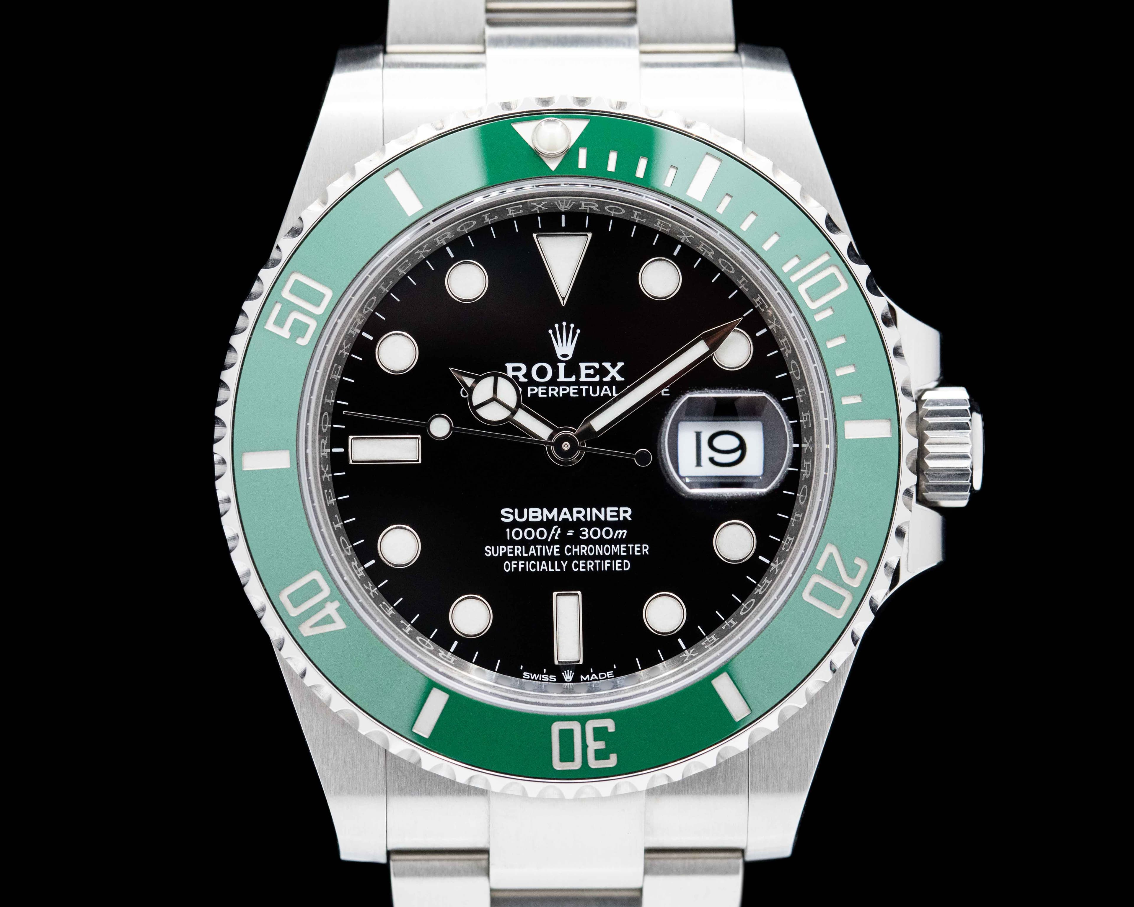 Rolex Submariner Date 126610LV Kermit GREEN Ceramic Bezel 41MM 2021