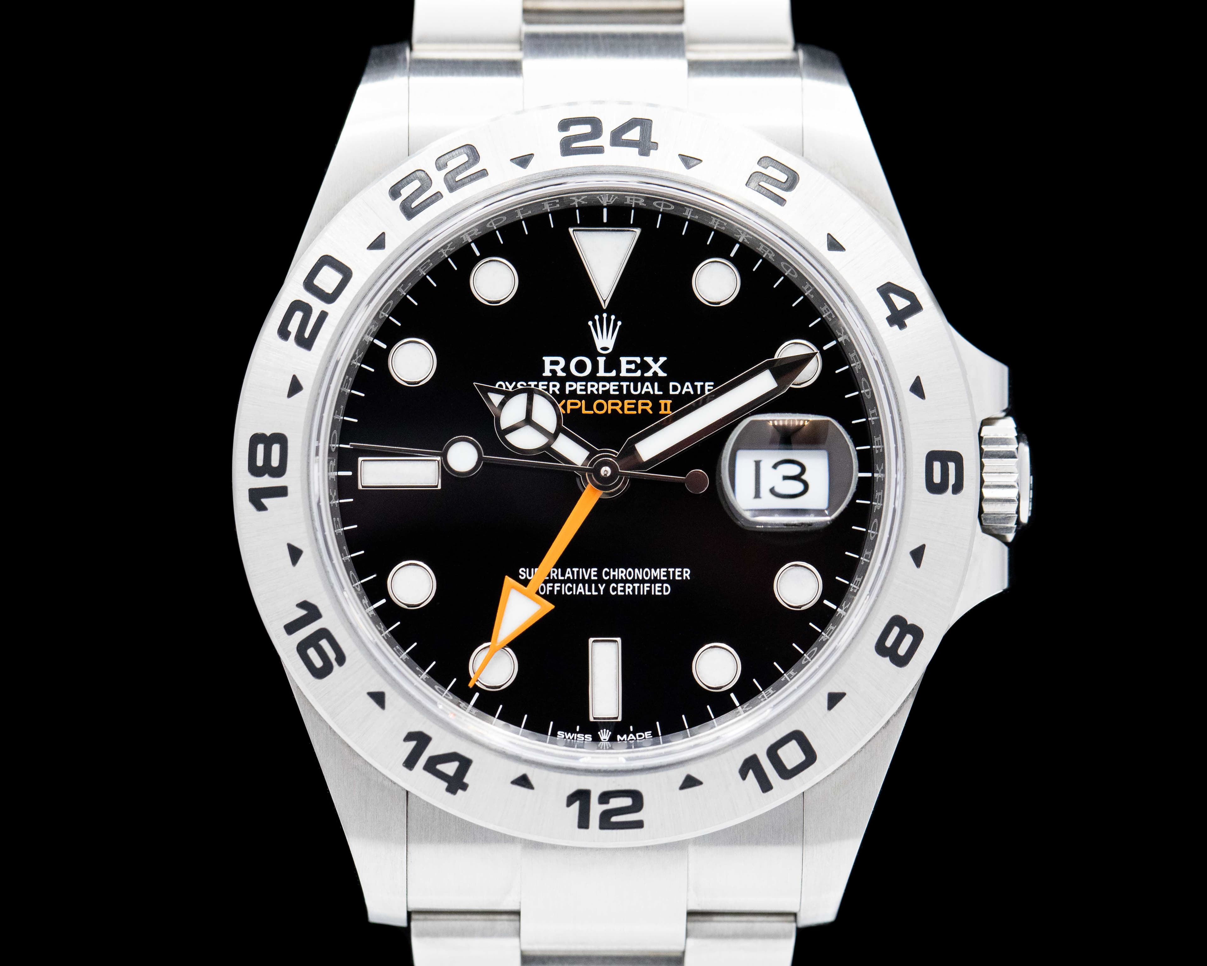Rolex Explorer II Black Dial SS 2021