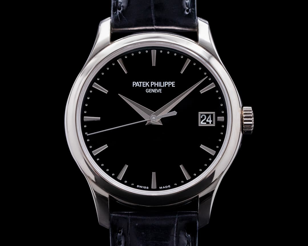 Patek Philippe Calatrava 5227G Automatic 18K White Gold Black Dial 